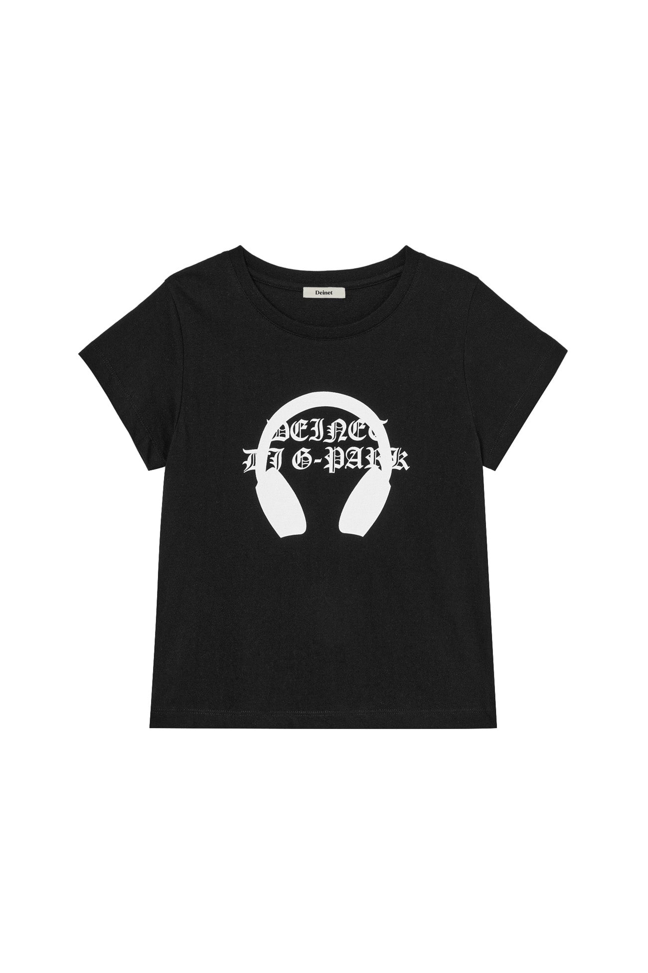 Deinet - Headset Basic T-Shirt (Black) product image 1 | TRAB K-Fashion Australia
