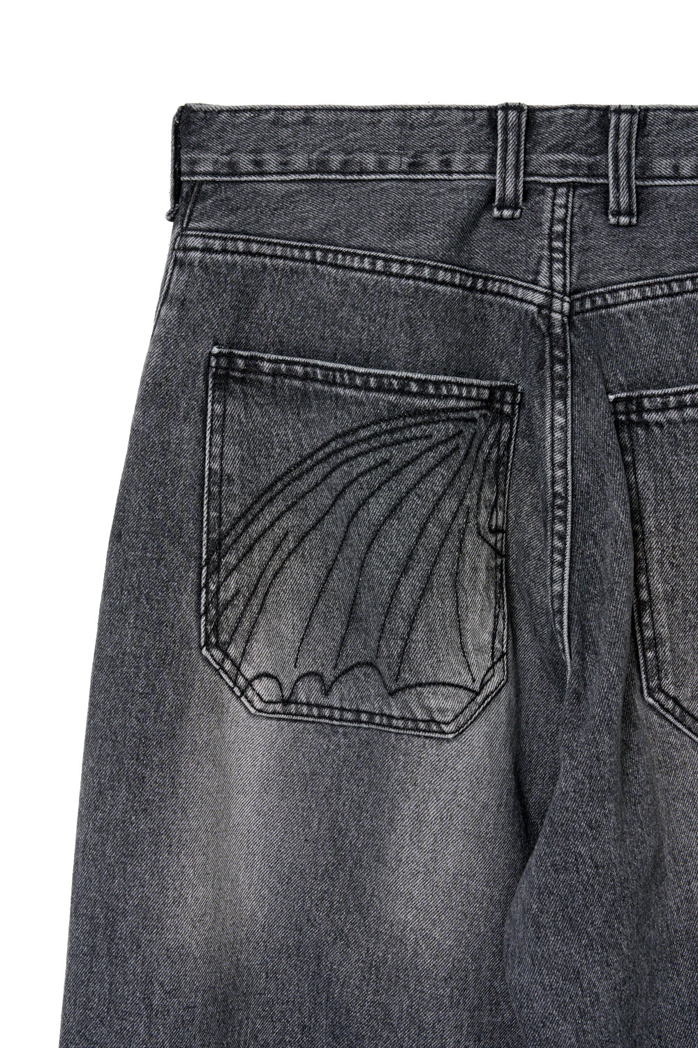 Hatchingroom - Curve Jeans Dragon Wing Ash (Grey) product image 7 | TRAB K-Fashion Australia