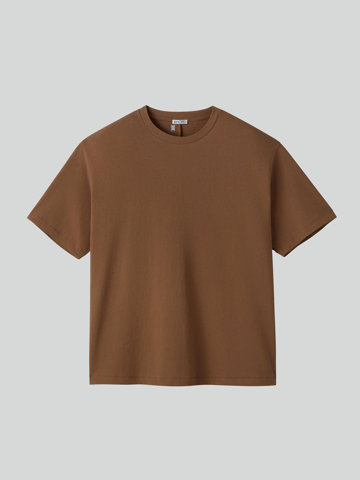 Recto - Back Seam Detail T-Shirt (Tobacco) product image 5 | TRAB K-Fashion Australia