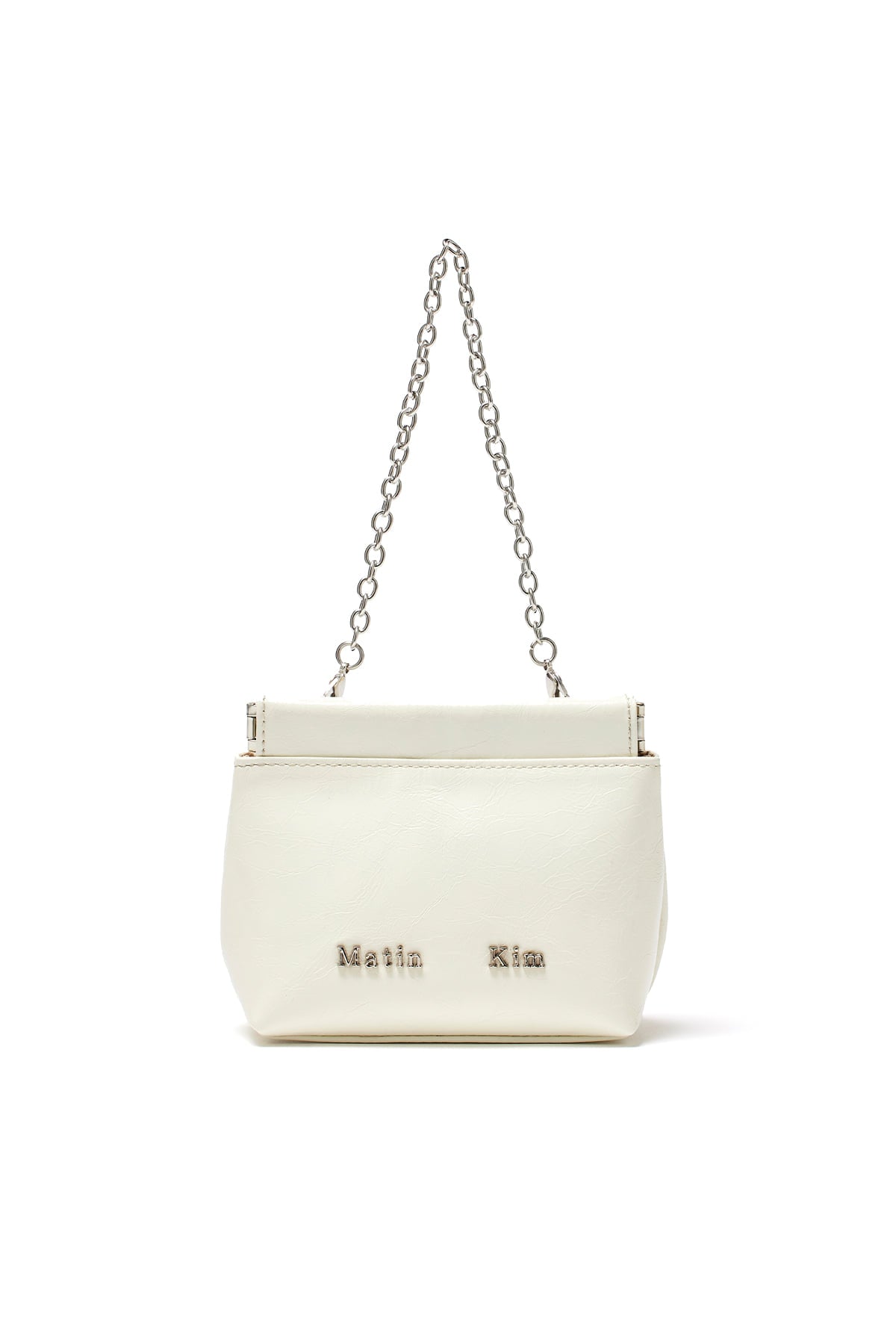 Matin Kim - Glossy Leather Mini Wallet Bag (Ivory) product image 3 | TRAB K-Fashion Australia
