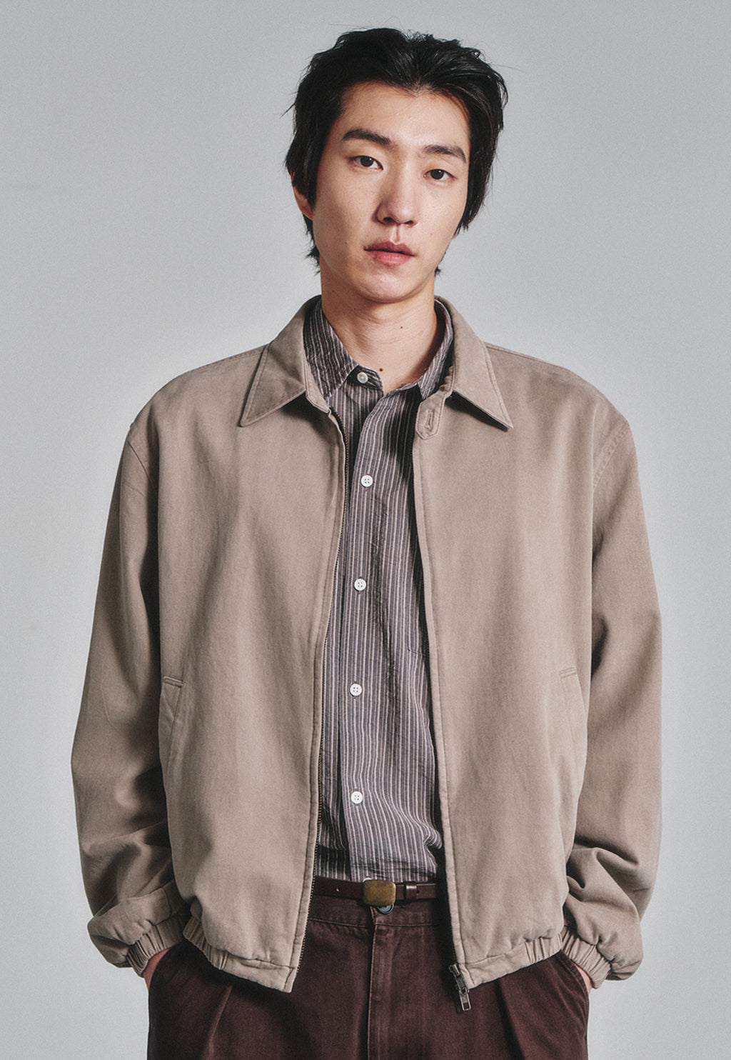 Art if acts - Washed Swing Jacket (Dove) product image 5 | TRAB K-Fashion Australia