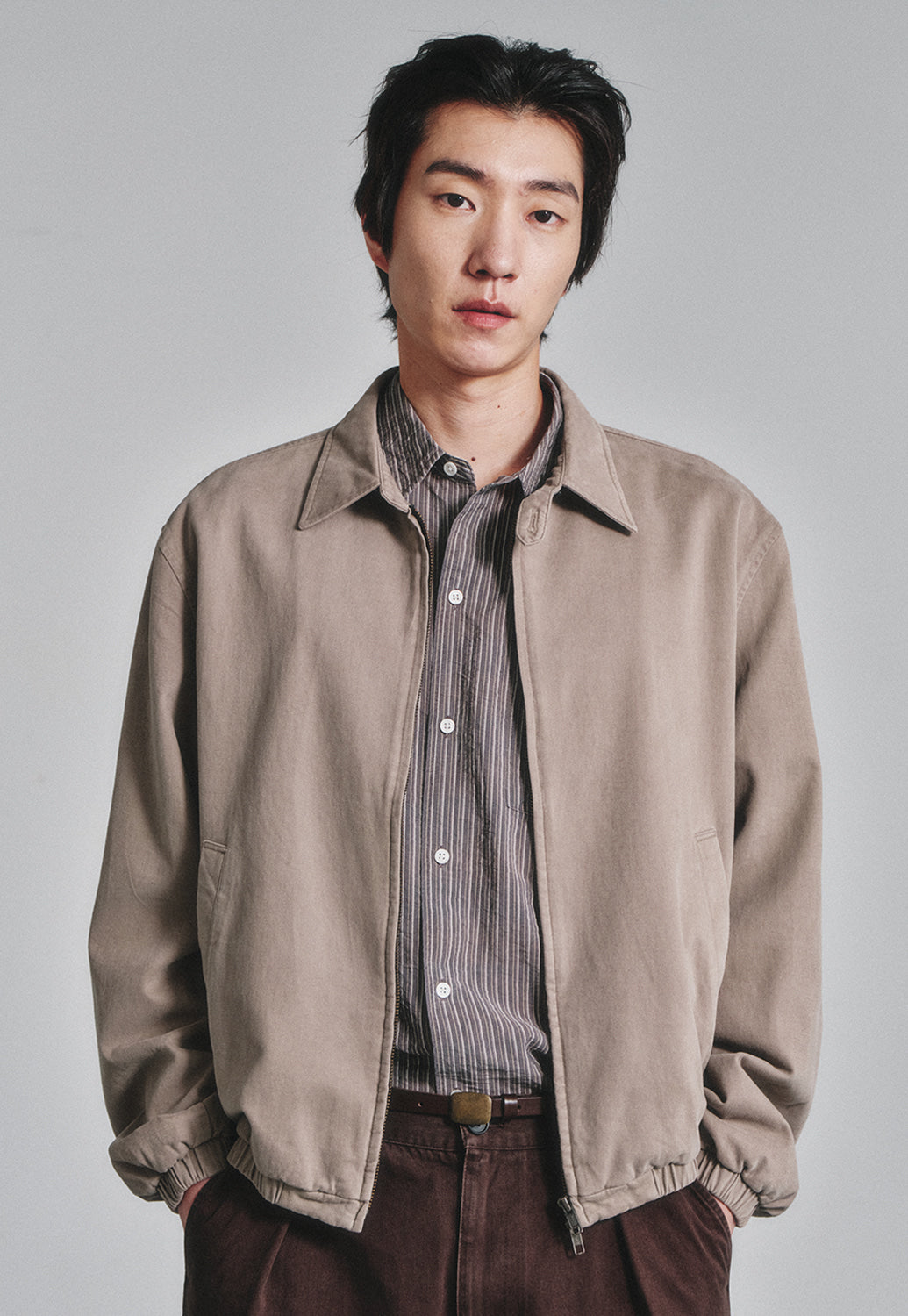 Art if acts - Washed Swing Jacket (Dove) product image 5 | TRAB K-Fashion Australia