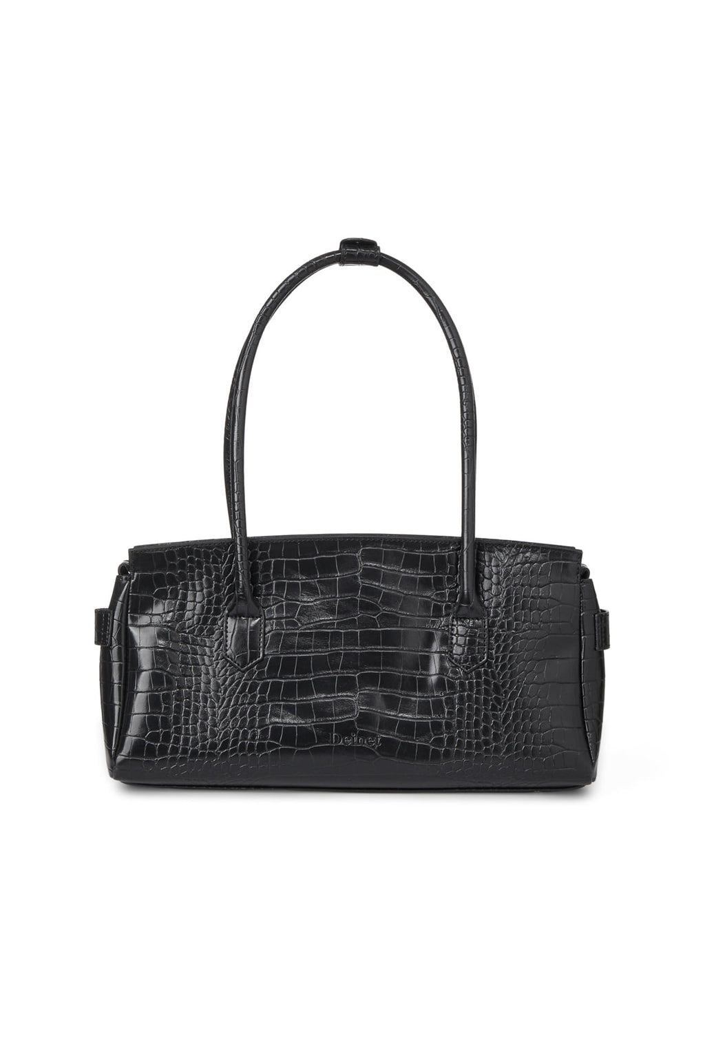 Deinet - Crocodile Pattern Two-Way Bag (Black) product image 3 | TRAB K-Fashion Australia