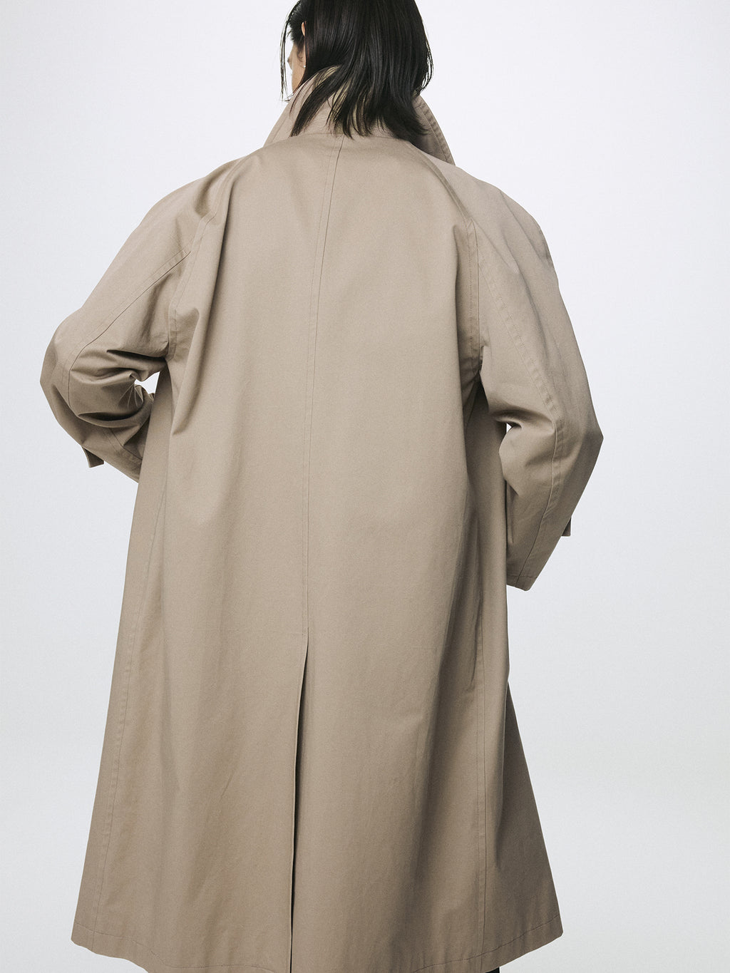 Tonywack - Cotton Drill Single-Breasted Overcoat (Beige) product image 7 | TRAB K-Fashion Australia