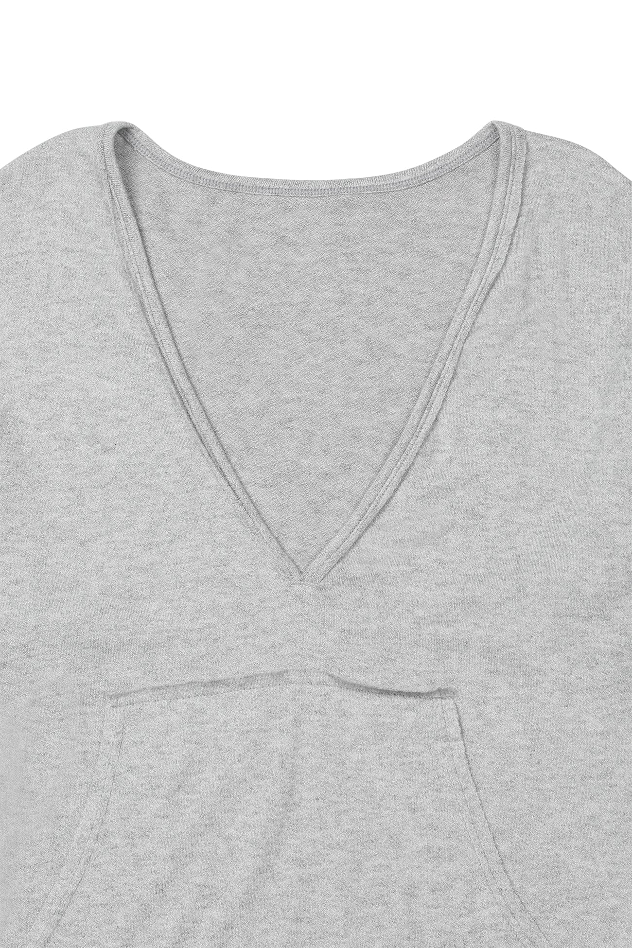 Deinet - Raw V Long Sleeve (Melange Grey) product image 10 | TRAB K-Fashion Australia