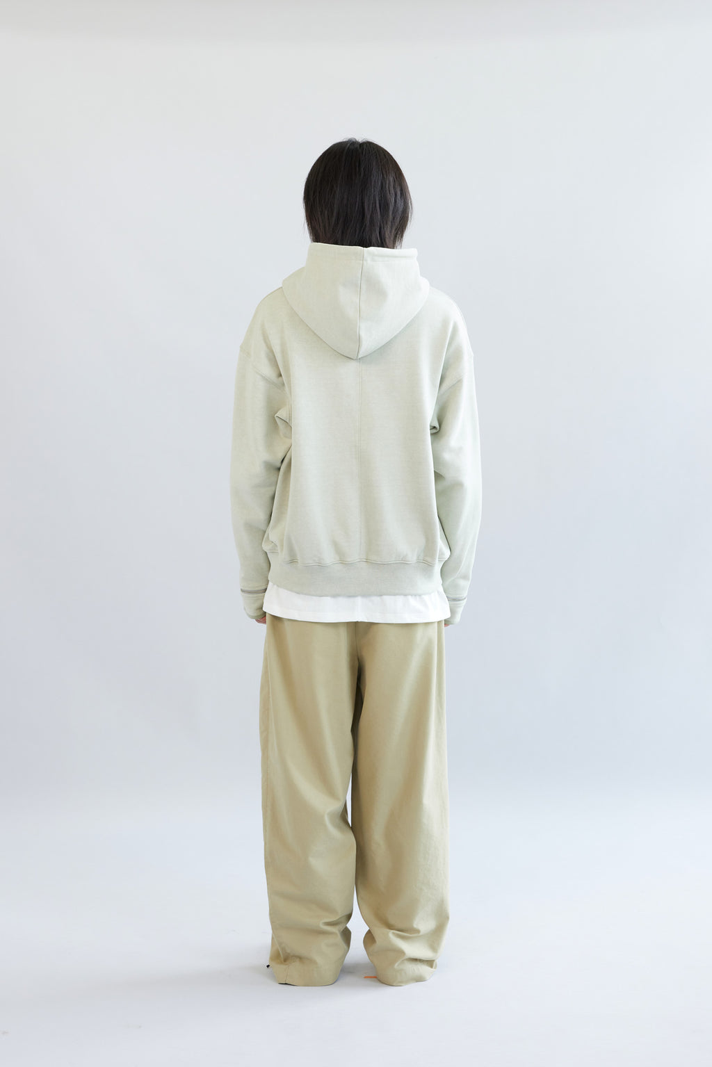 Hatchingroom - Boxer Zip Hoodie Pigment Dyed (Olive) product image 8 | TRAB K-Fashion Australia