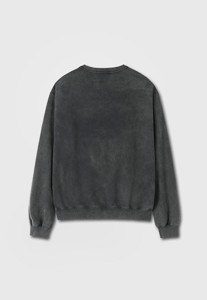 Tonywack - Crime Dept. Garment-Dyeing Sweatshirt (Faded Charcoal) product image 8 | TRAB K-Fashion Australia
