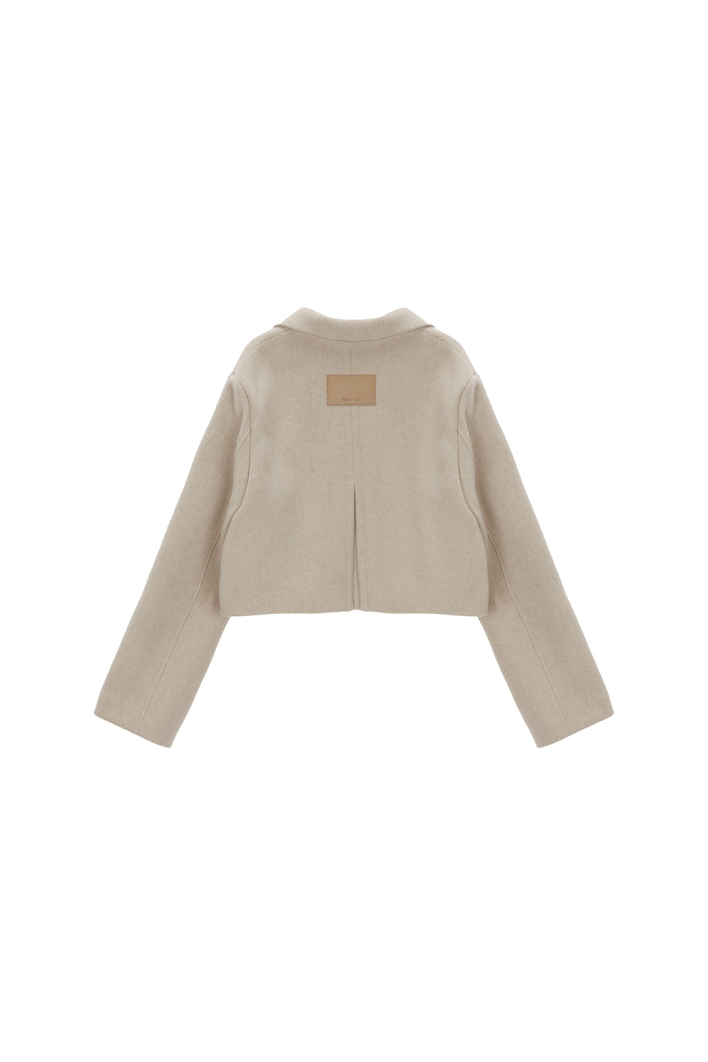 Matin Kim - Tailored Double Crop Coat (Beige) product image 2 | TRAB K-Fashion Australia