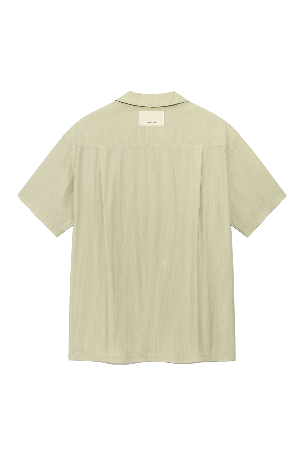 Matin Kim - Zigzag Stitch Point Shirt (Light Green) product image 2 | TRAB K-Fashion Australia