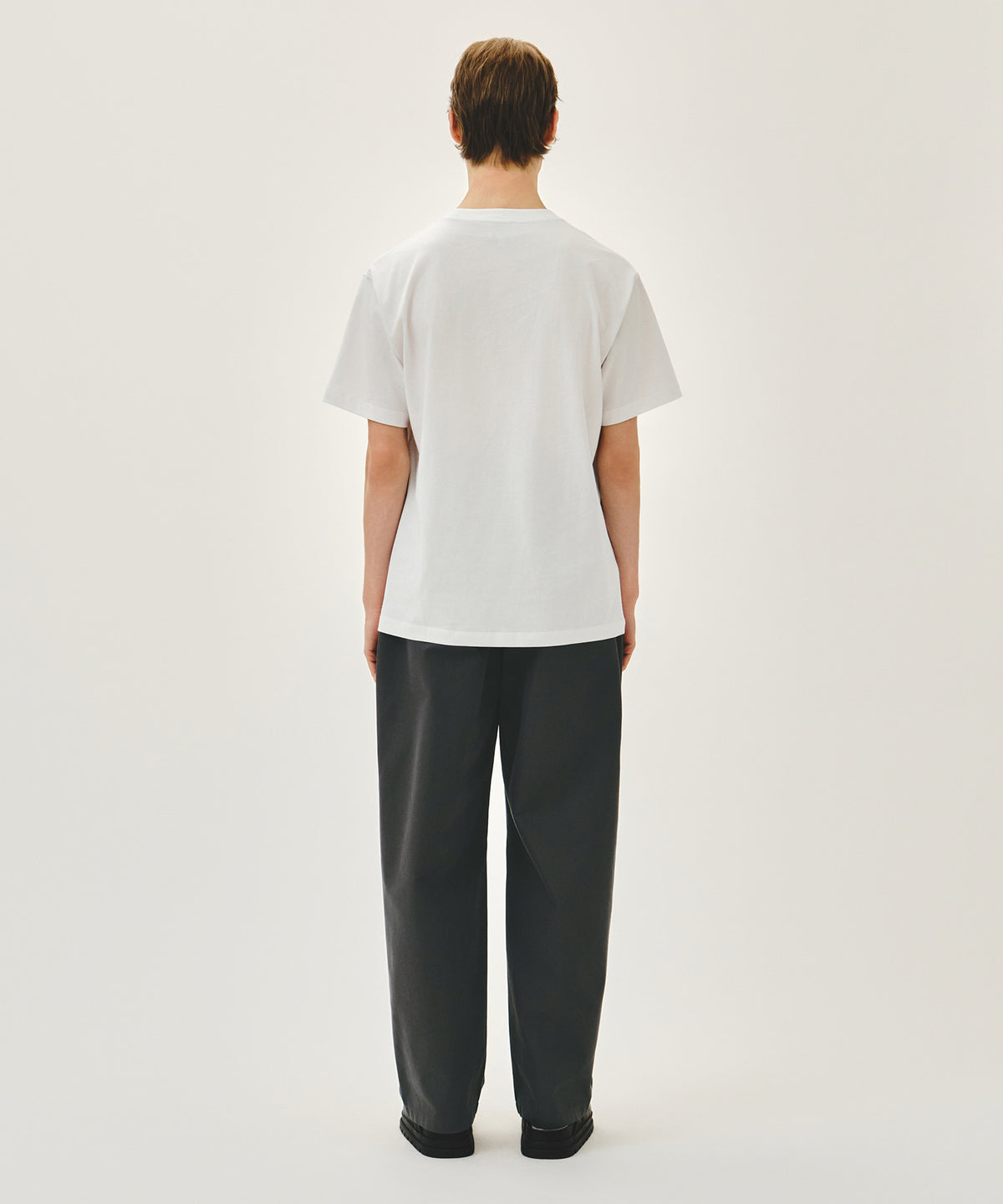 Marithe & Francois Girbaud - Curved Chino Pants (Charcoal) product image 4 | TRAB K-Fashion Australia
