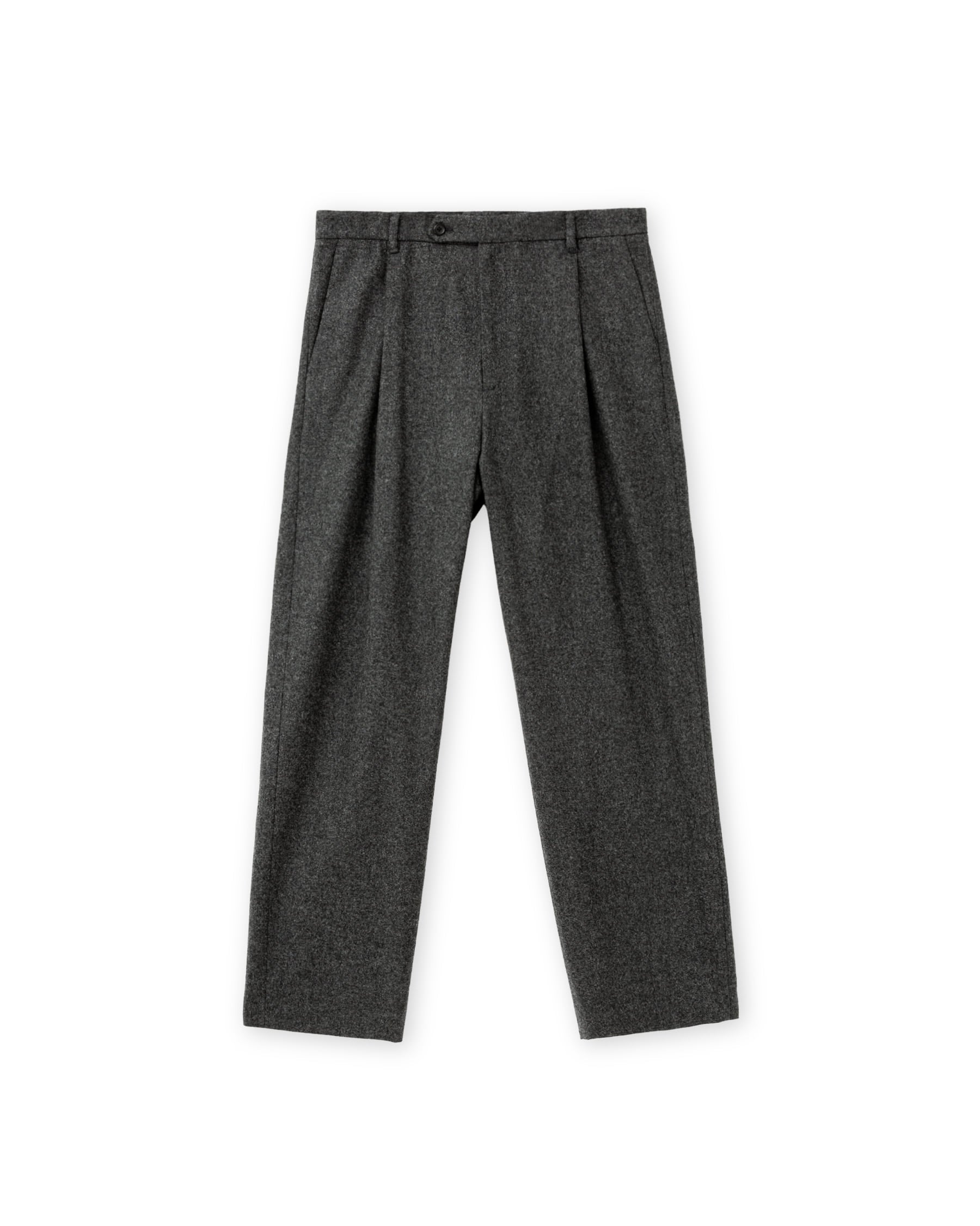Brownyard - Pure Wool One Tuck Trouser (Charcoal) product image 3 | TRAB K-Fashion Australia