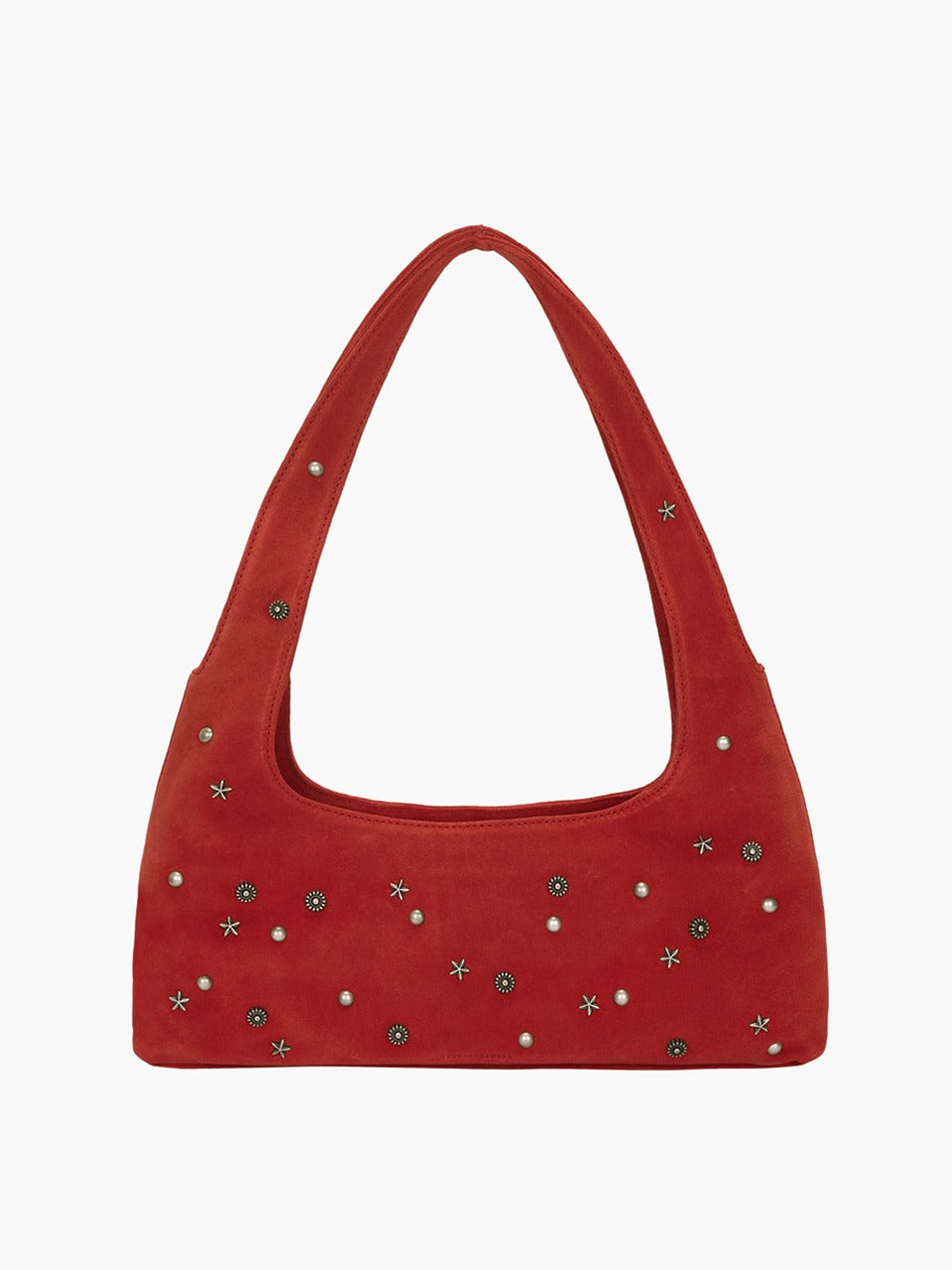 Marge Sherwood - Halter Hobo (Red Studded Suede) product image 5 | TRAB K-Fashion Australia