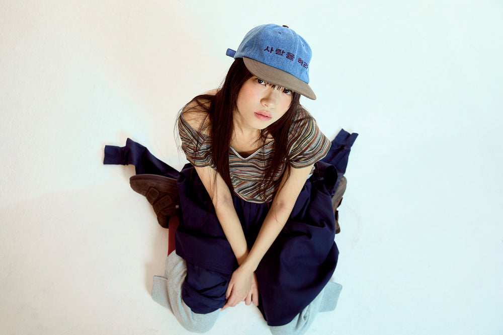 Coyseio - 사랑을 해라 Cap (Blue) product image 3 | TRAB K-Fashion Australia