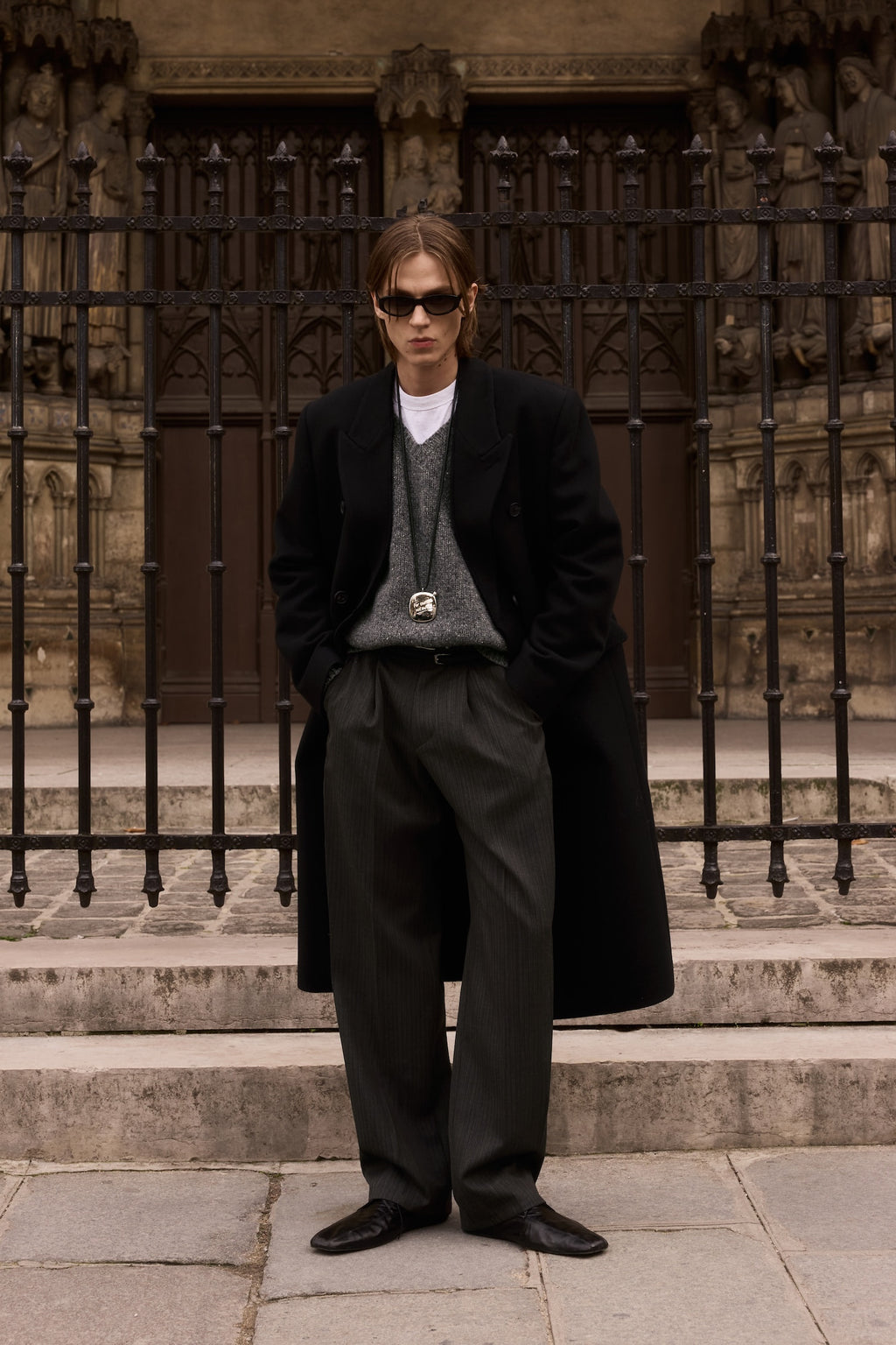 STU - Inverted Double Coat In (Black) product image 6 | TRAB K-Fashion Australia