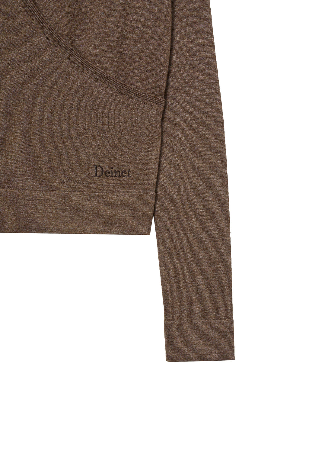 Deinet - V-Neck Metal Knit (Brown) product image 5 | TRAB K-Fashion Australia