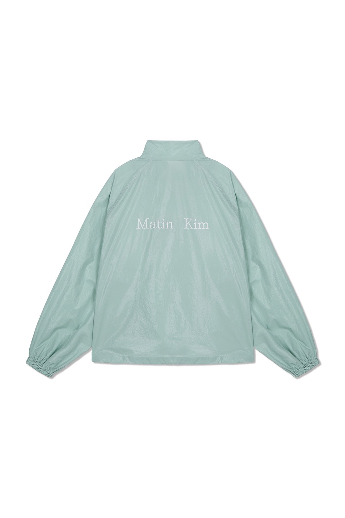 Matin Kim - Matin Kim Logo Coating Jumper (Mint) product image 2 | TRAB K-Fashion Australia