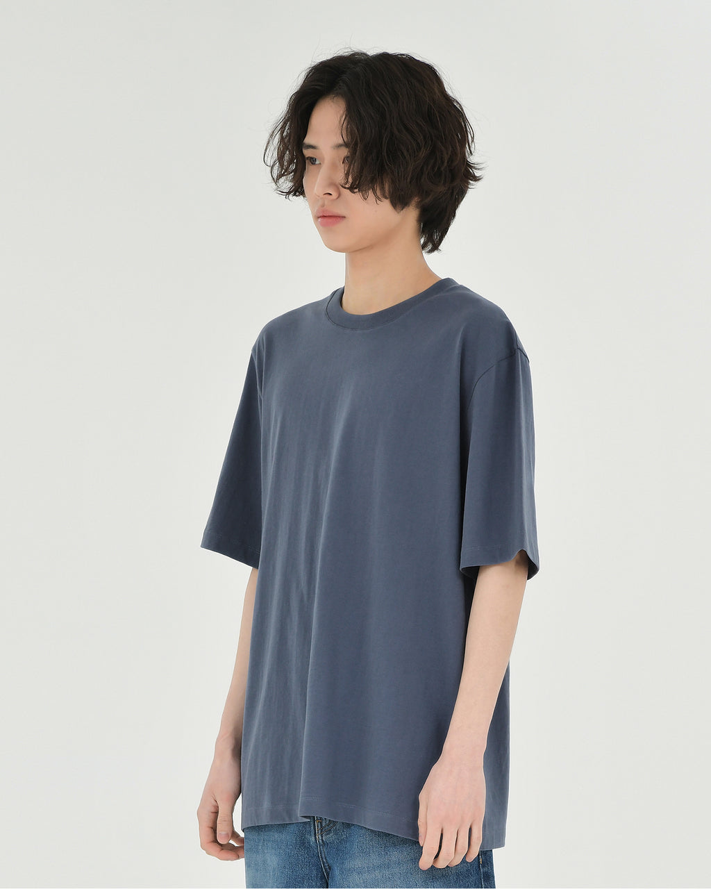 Brownyard - Essential T Shirt (Blue Grey) product image 2 | TRAB K-Fashion Australia