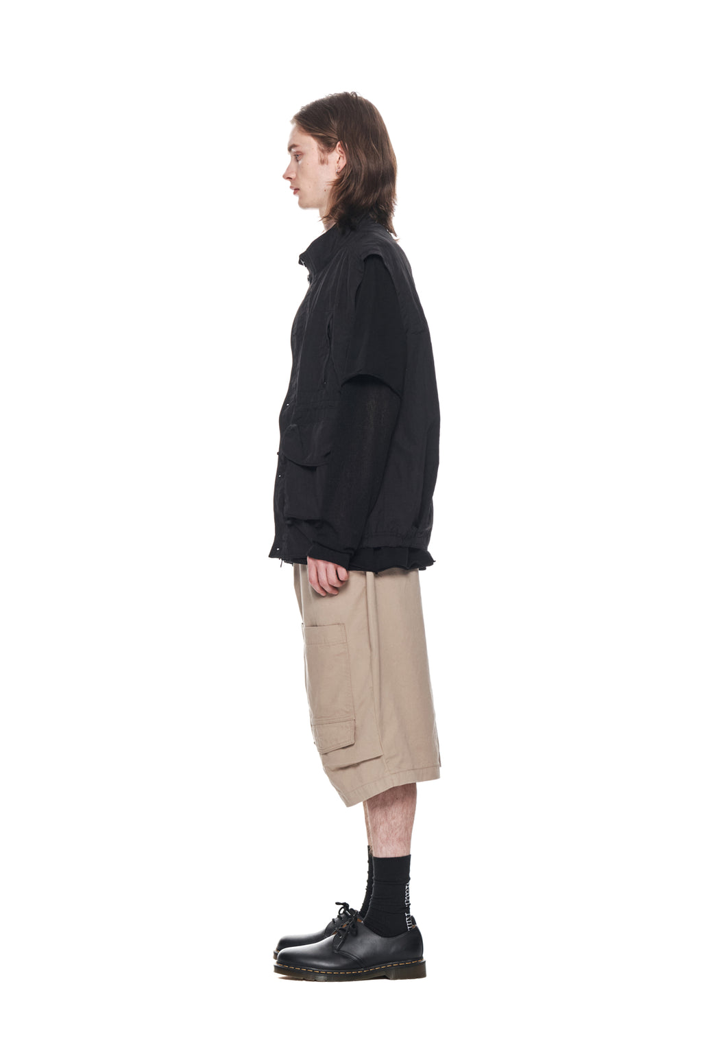 Matin Kim - Nylon Fishing Vest (Black) product image 6 | TRAB K-Fashion Australia