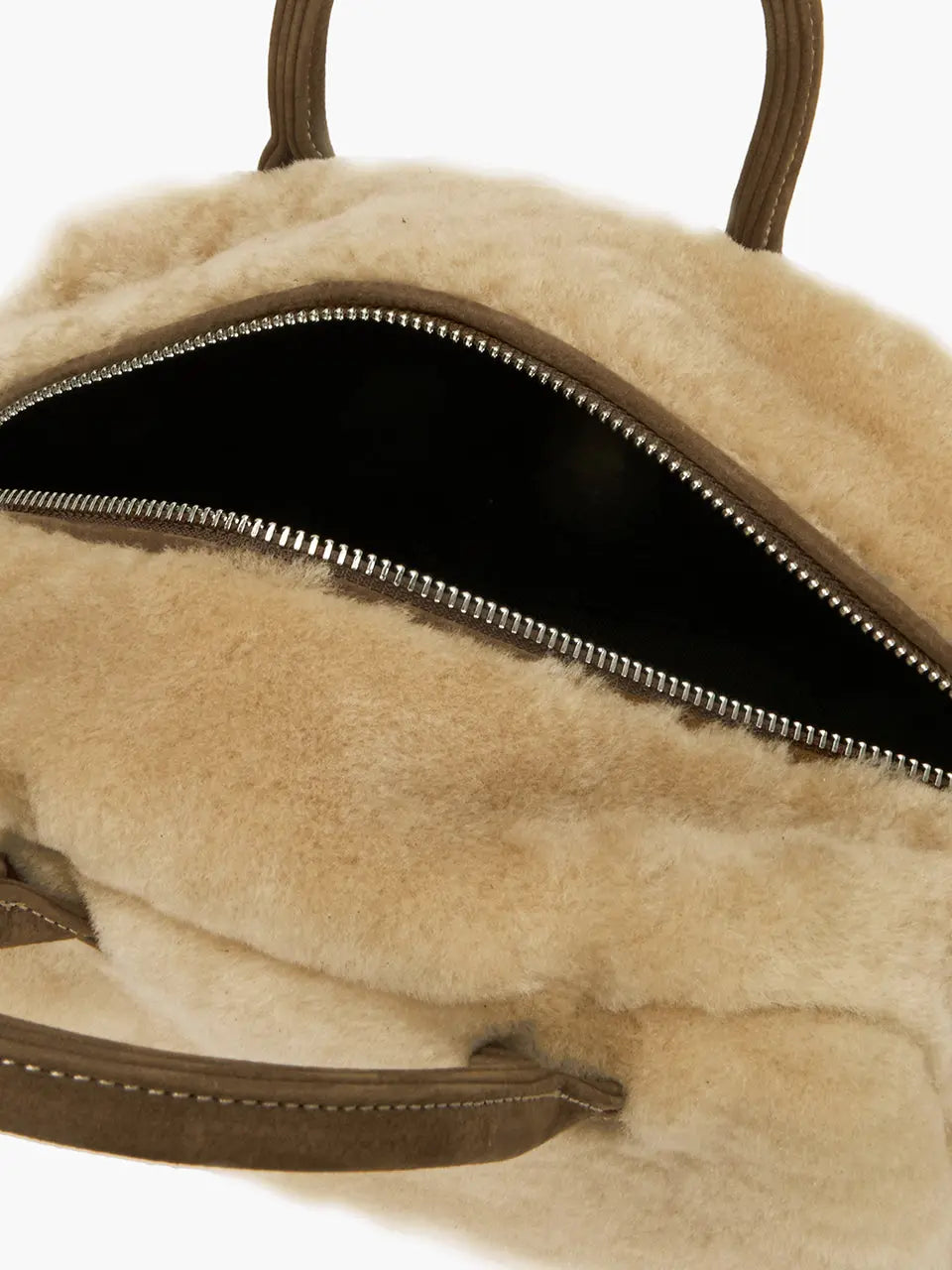 Marge Sherwood - Soft Bowling Mini (Beige Shearling+Chestnut Nubuck) product image 8 | TRAB K-Fashion Australia