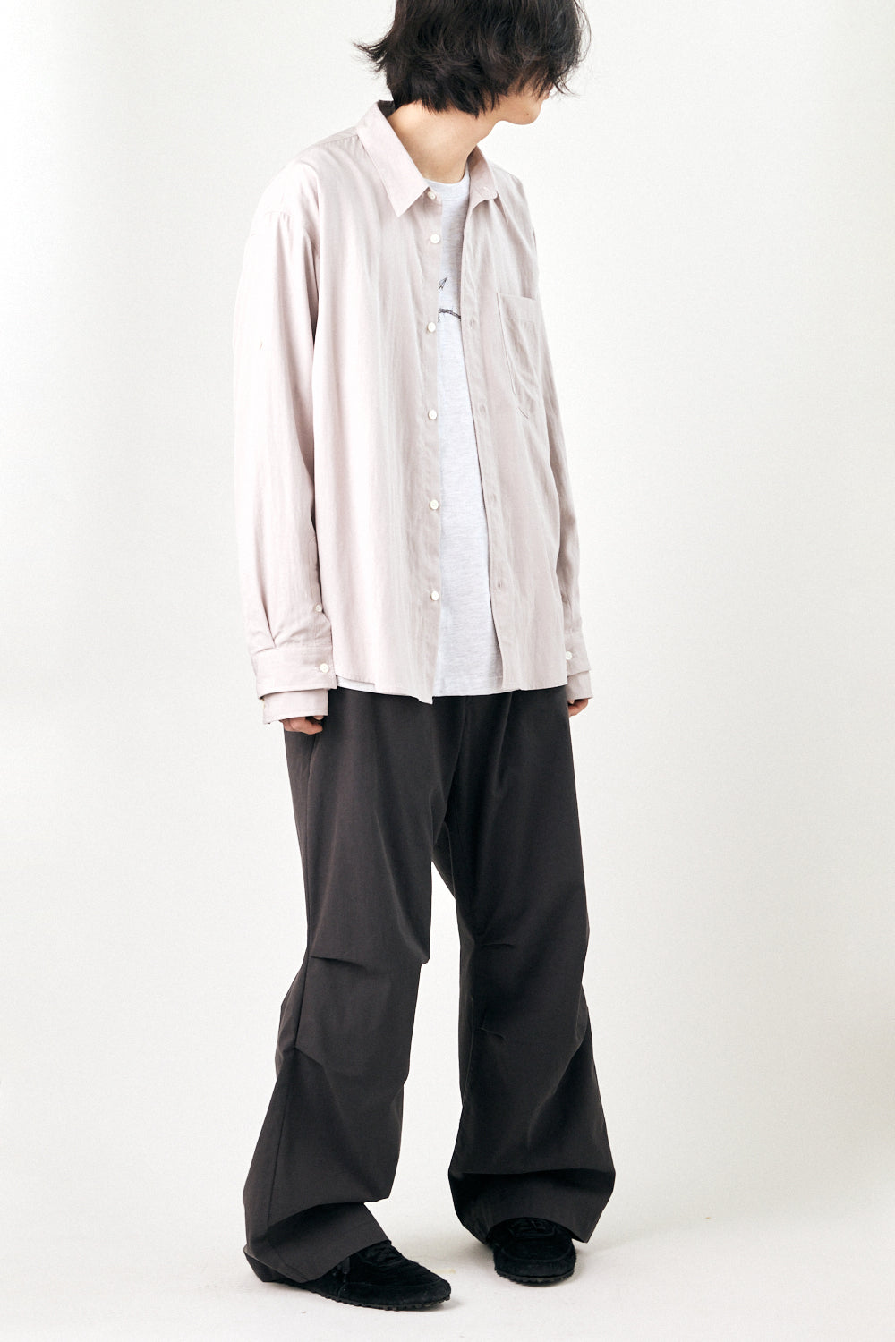 Hatchingroom - Double Sleeve Shirt Dusty (Pink) product image 17 | TRAB K-Fashion Australia