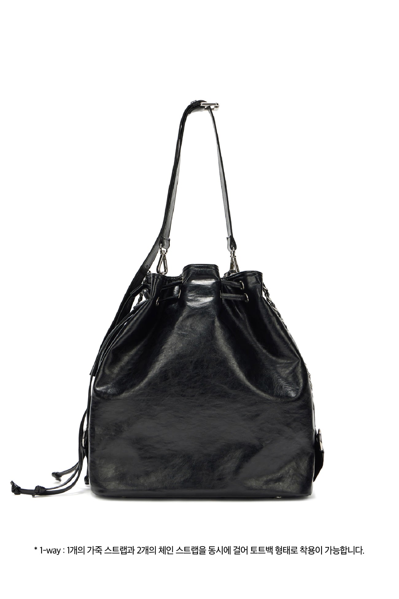 Deinet - Deinet 5-Way Stud Pocket Multi Bag (Black) product image 3 | TRAB K-Fashion Australia