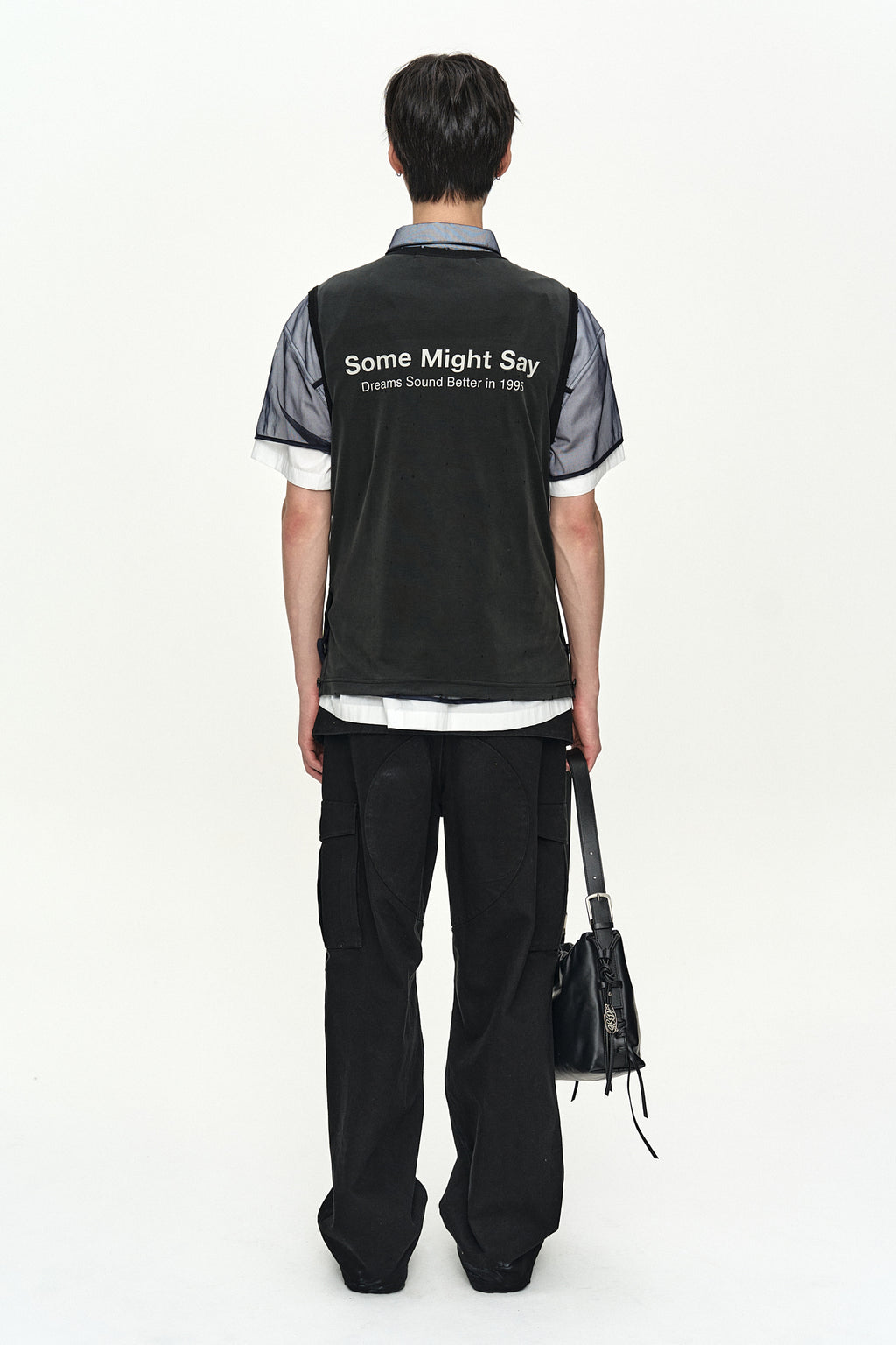 Andersson Bell - Brit Damaged Sleeveless (Charcoal) product image 3 | TRAB K-Fashion Australia