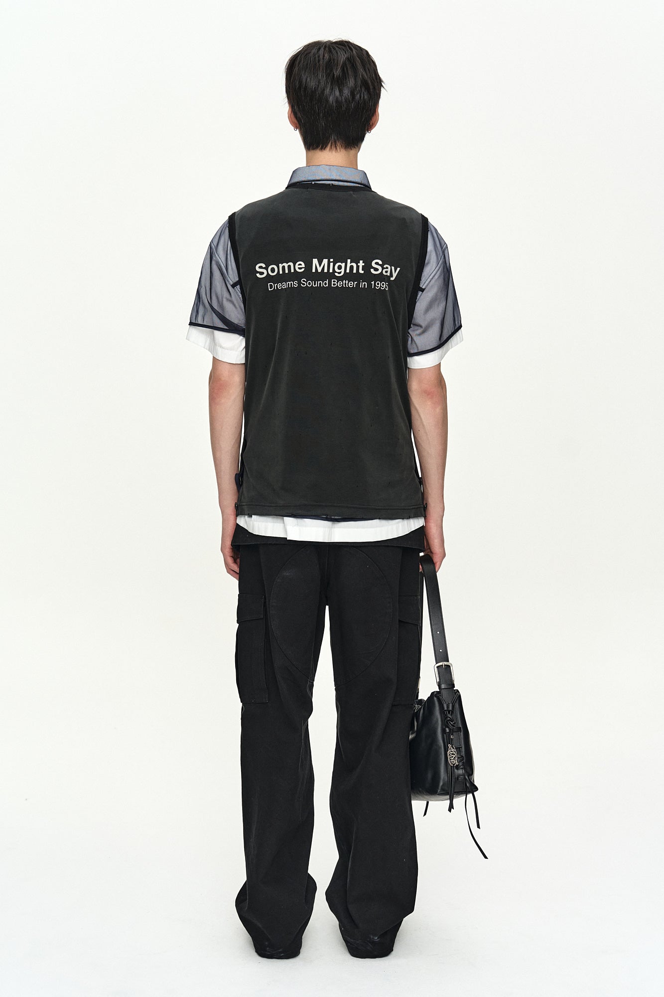 Andersson Bell - Brit Damaged Sleeveless (Charcoal) product image 3 | TRAB K-Fashion Australia