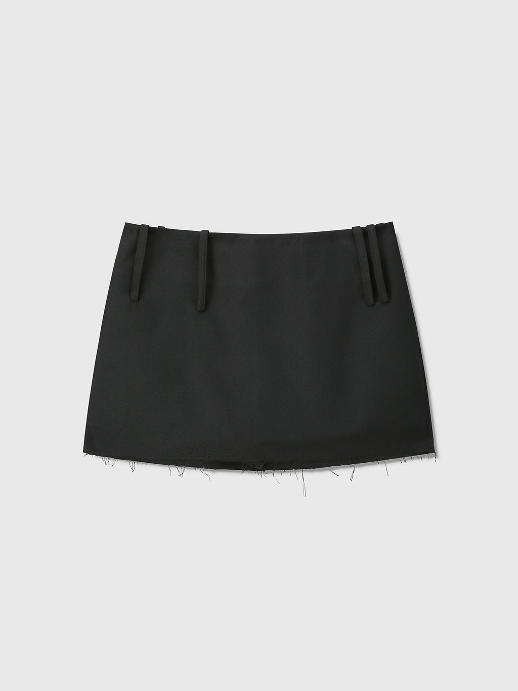 Tonywack - Distressed Wool Mini-Skirt (Black) product image 6 | TRAB K-Fashion Australia
