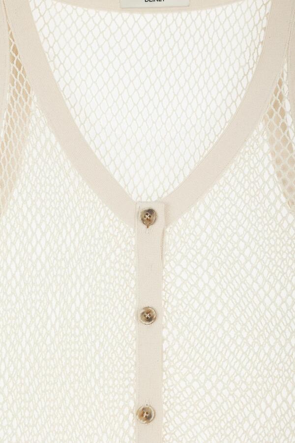 Deinet - Crochet Knit Vest (Ecru) product image 16 | TRAB K-Fashion Australia