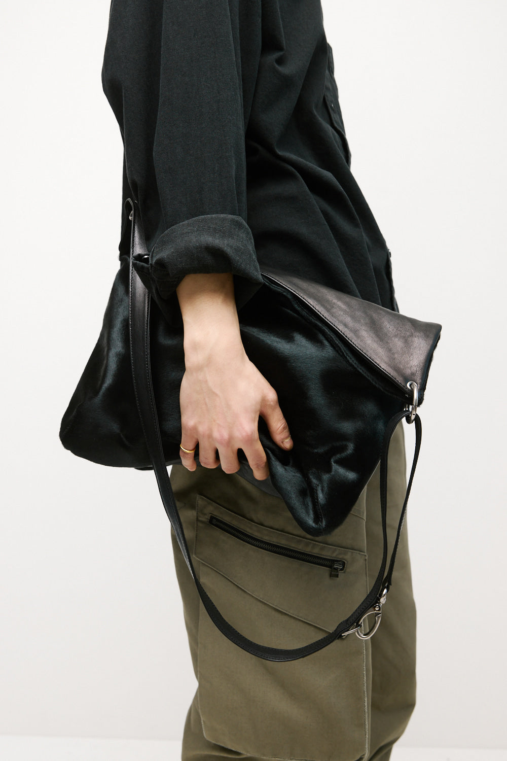 Hatchingroom - Archer Bag Calf & Lamb Skin (Black) product image 13 | TRAB K-Fashion Australia