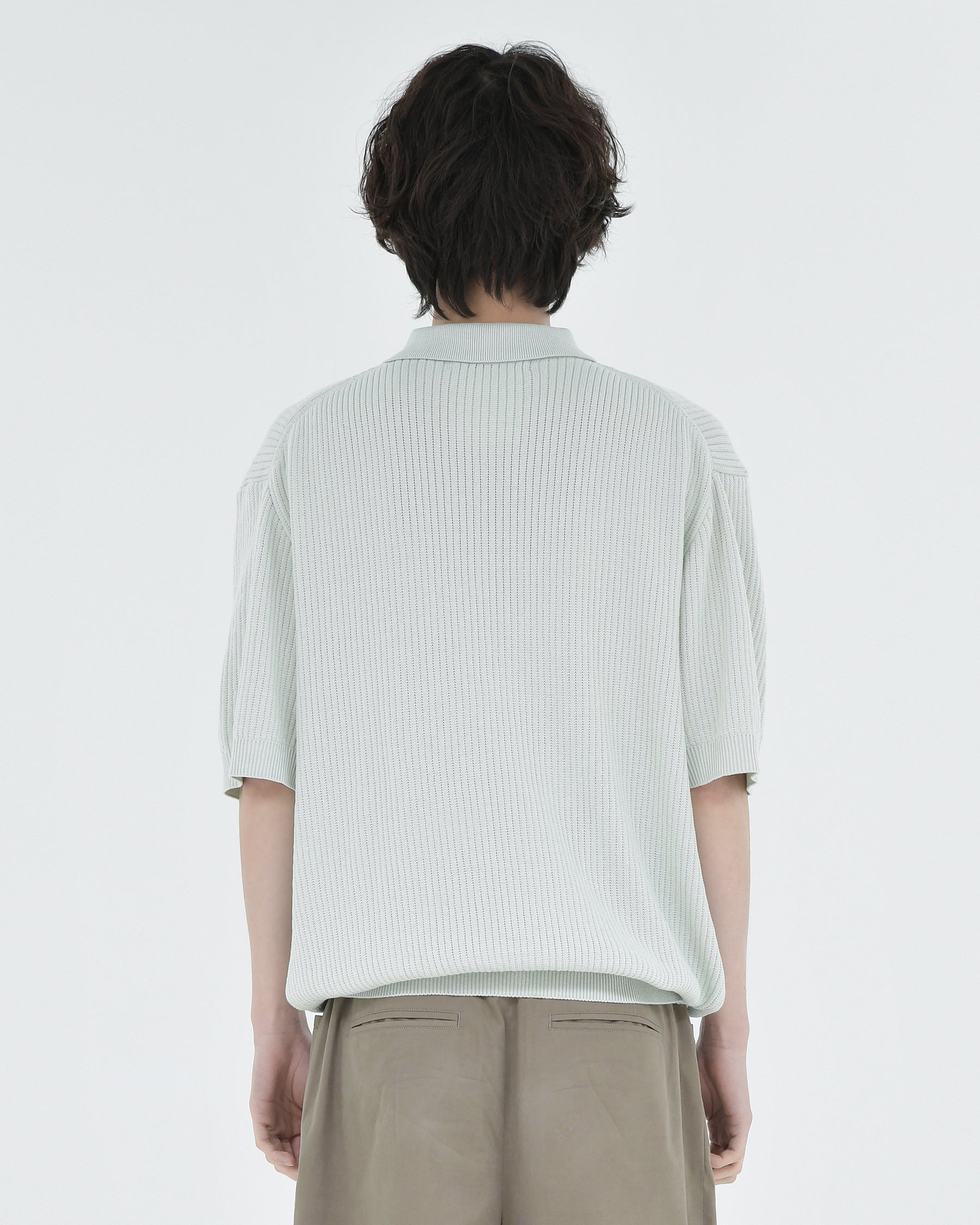 Brownyard - Knit Polo Shirt (Mint) product image 2 | TRAB K-Fashion Australia