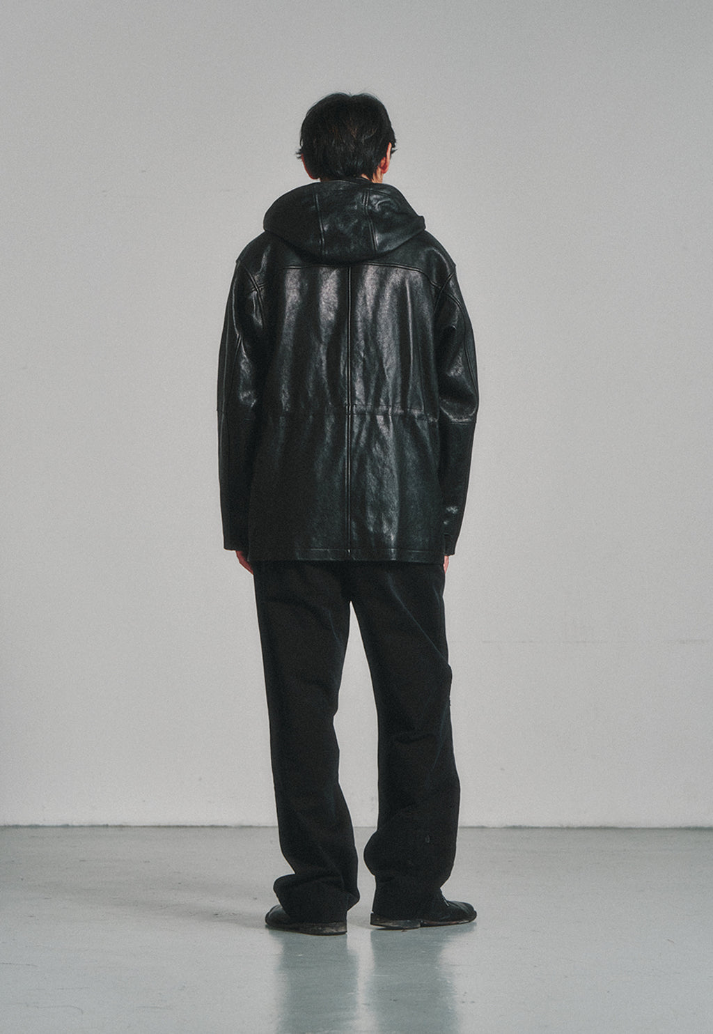 Art if acts - Vegetable Leather Rain Coat (Black) product image 4 | TRAB K-Fashion Australia