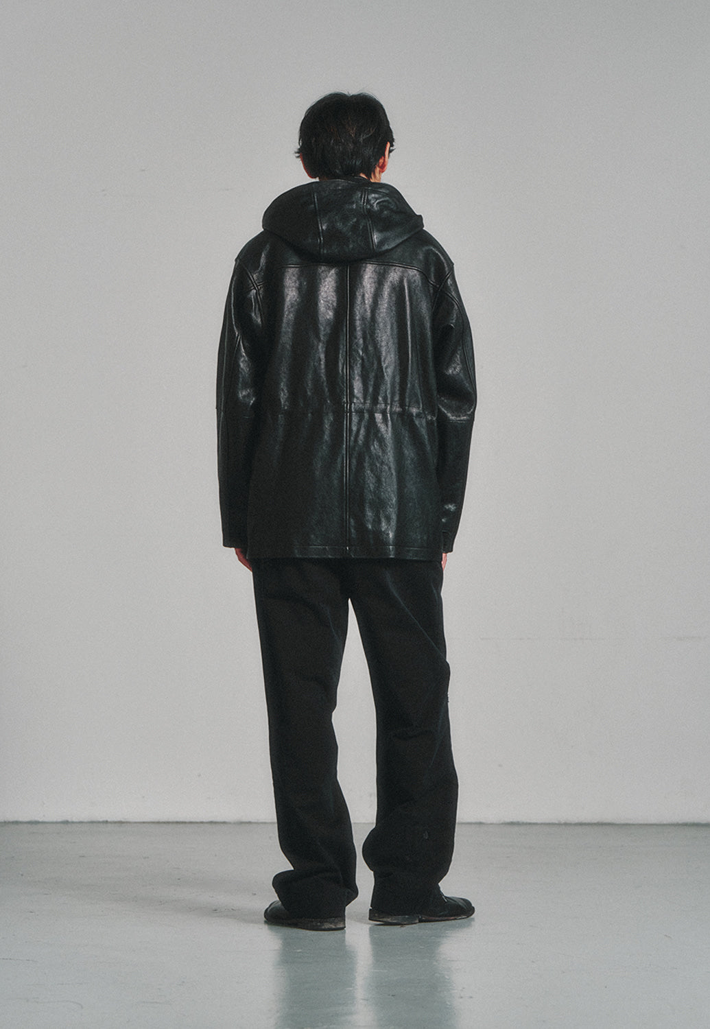 Art if acts - Vegetable Leather Rain Coat (Black) product image 4 | TRAB K-Fashion Australia