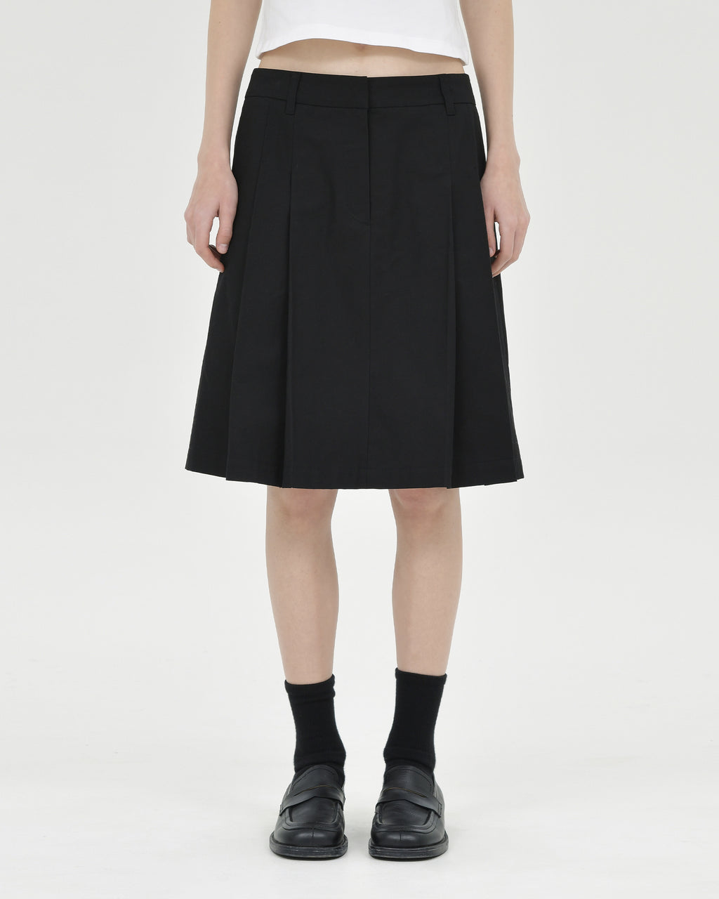 Brownyard - Pleats Skirt (Black) product image 1 | TRAB K-Fashion Australia