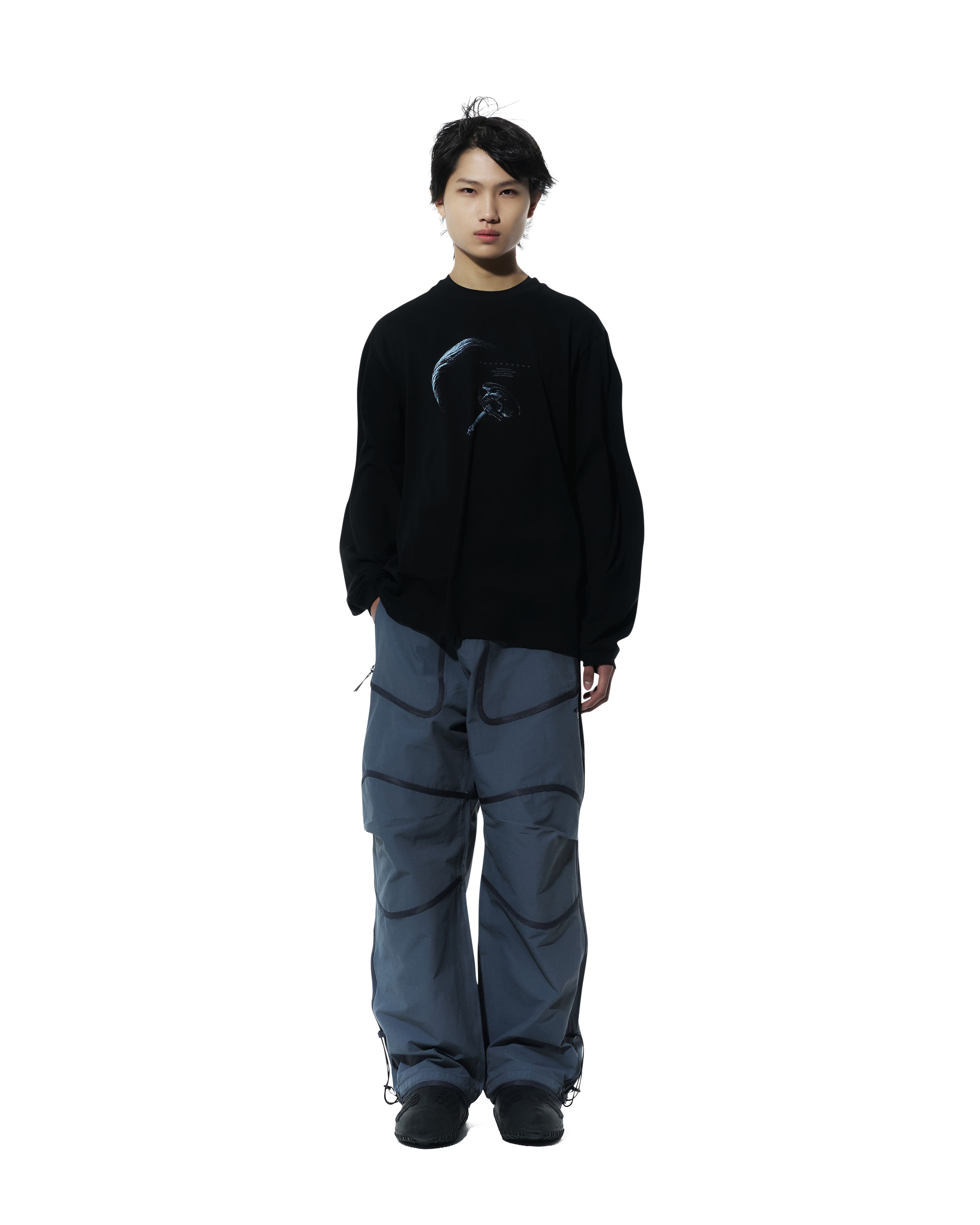 San San Gear - Space Long Sleeves (Black) product image 1 | TRAB K-Fashion Australia