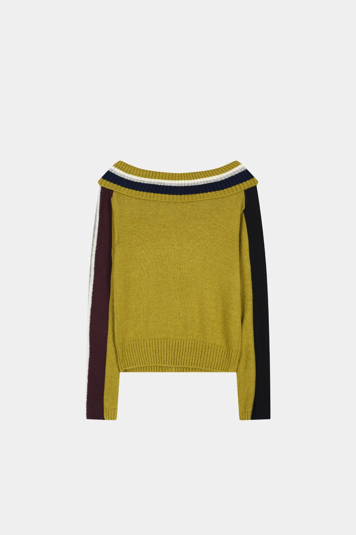 Andersson Bell - Draped Shawl Knit Top (Yellow) product image 8 | TRAB K-Fashion Australia