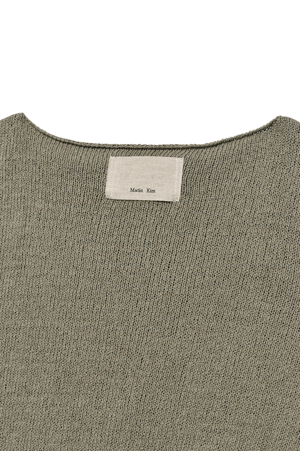 Matin Kim - For Lovers Punching Point Pullover (Olive) product image 5 | TRAB K-Fashion Australia