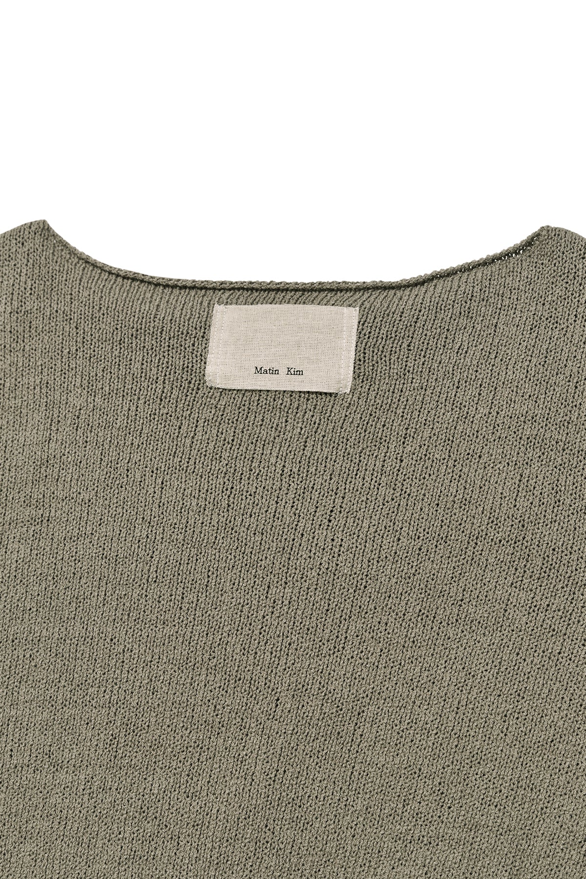 Matin Kim - For Lovers Punching Point Pullover (Olive) product image 5 | TRAB K-Fashion Australia
