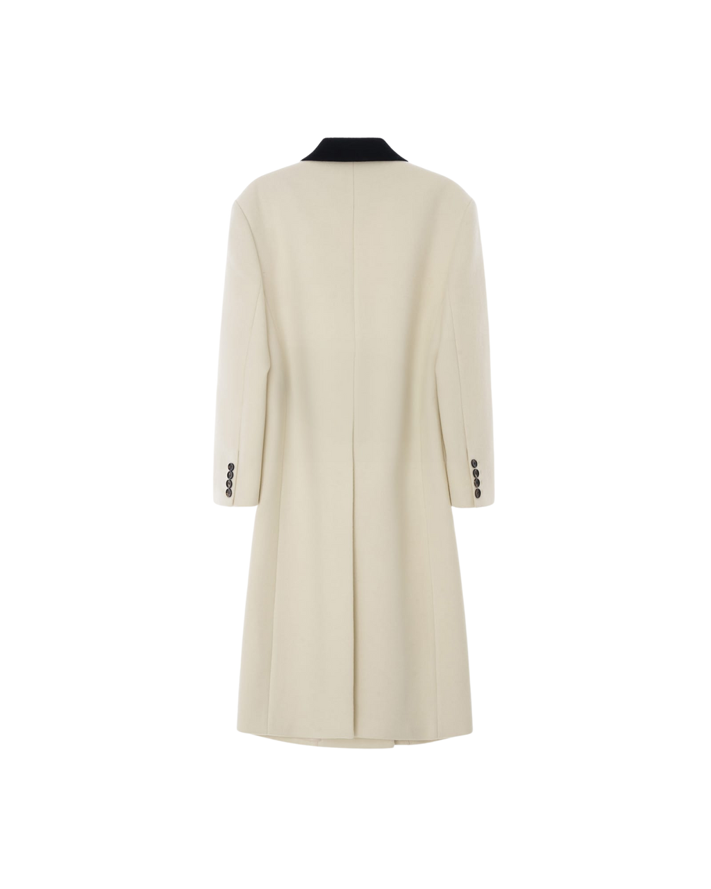 Kimhe Kim - Colorblock Oversized Coat (Ivory/Black) product image 2 | TRAB K-Fashion Australia