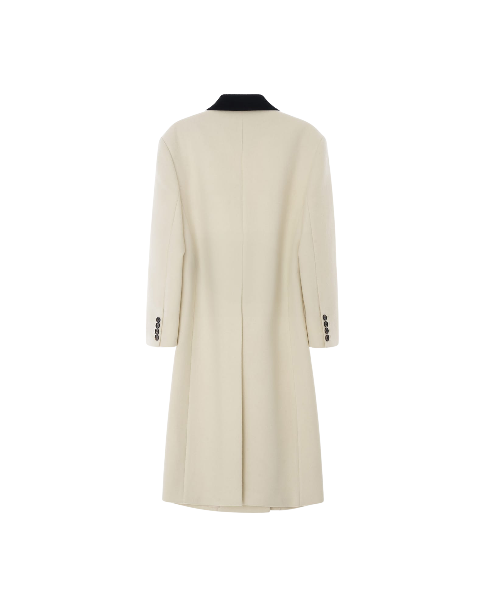 Kimhe Kim - Colorblock Oversized Coat (Ivory/Black) product image 2 | TRAB K-Fashion Australia