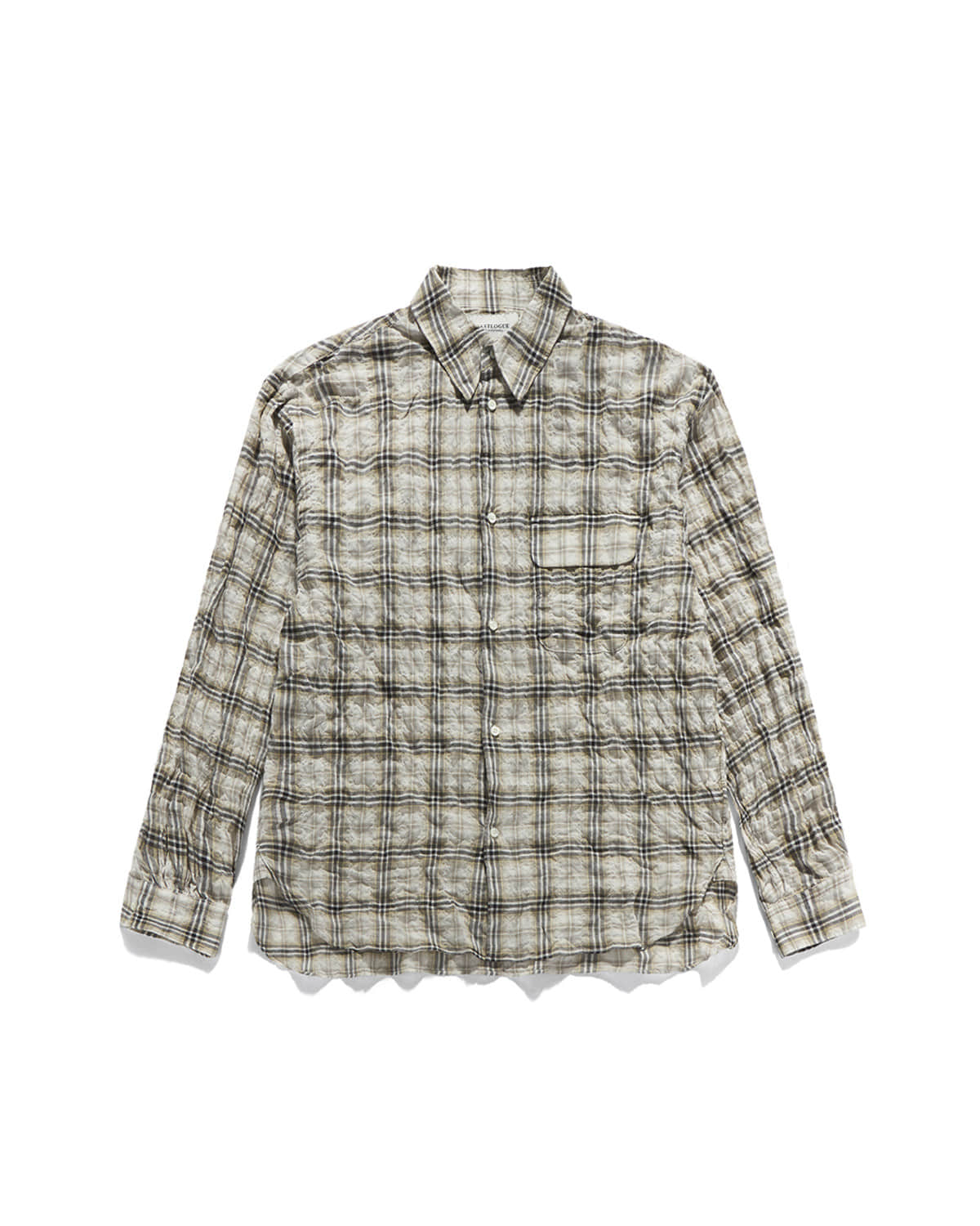Eastlogue - Holiday Shirts (Beige & Black Check) product image 5 | TRAB K-Fashion Australia