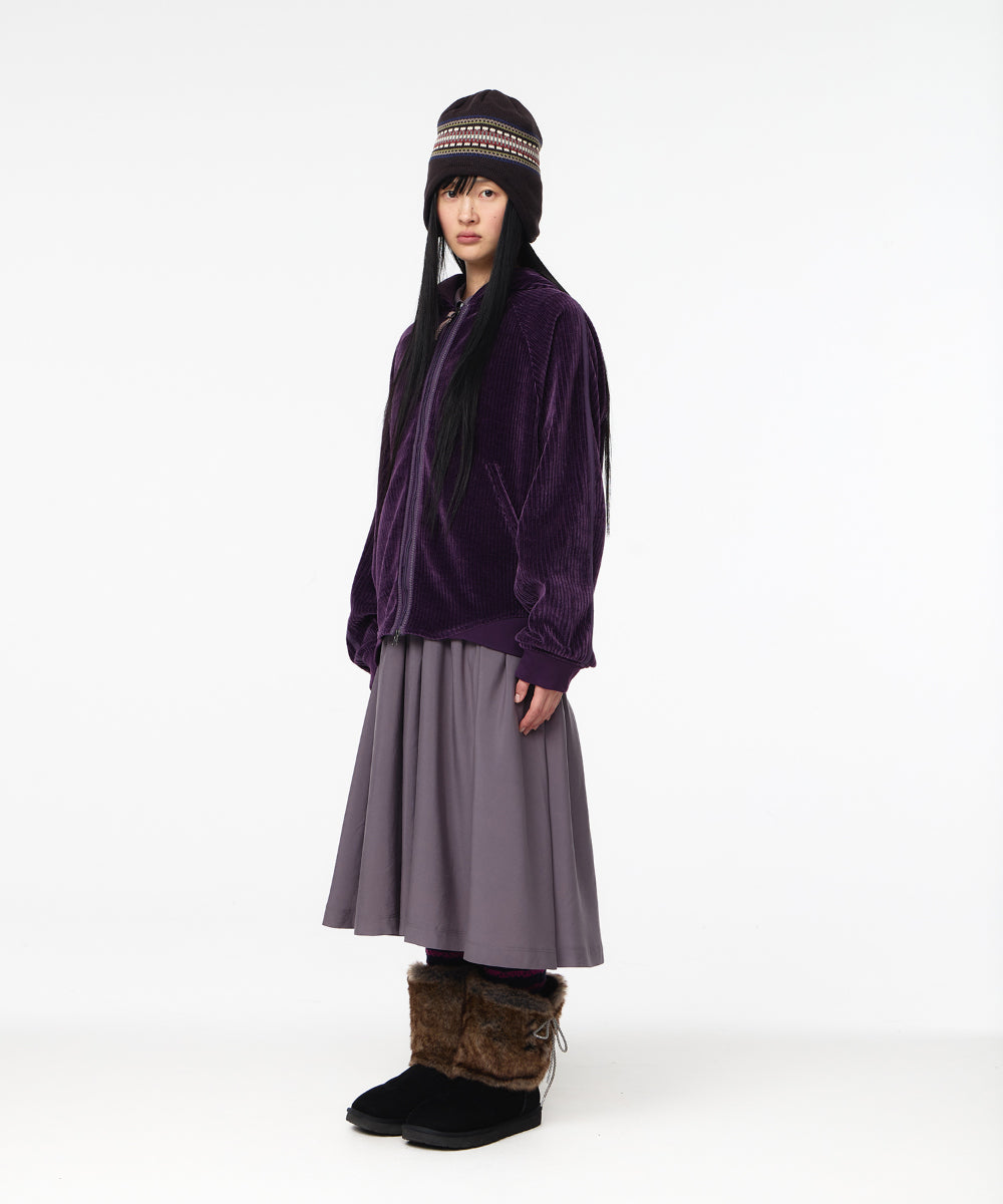 Coyseio - Velour Zip-Up Hoodie (Purple) product image 8 | TRAB K-Fashion Australia