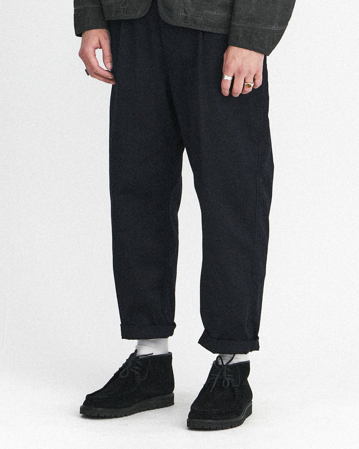Eastlogue - Gent Pleat Pants (Black) product image 3 | TRAB K-Fashion Australia