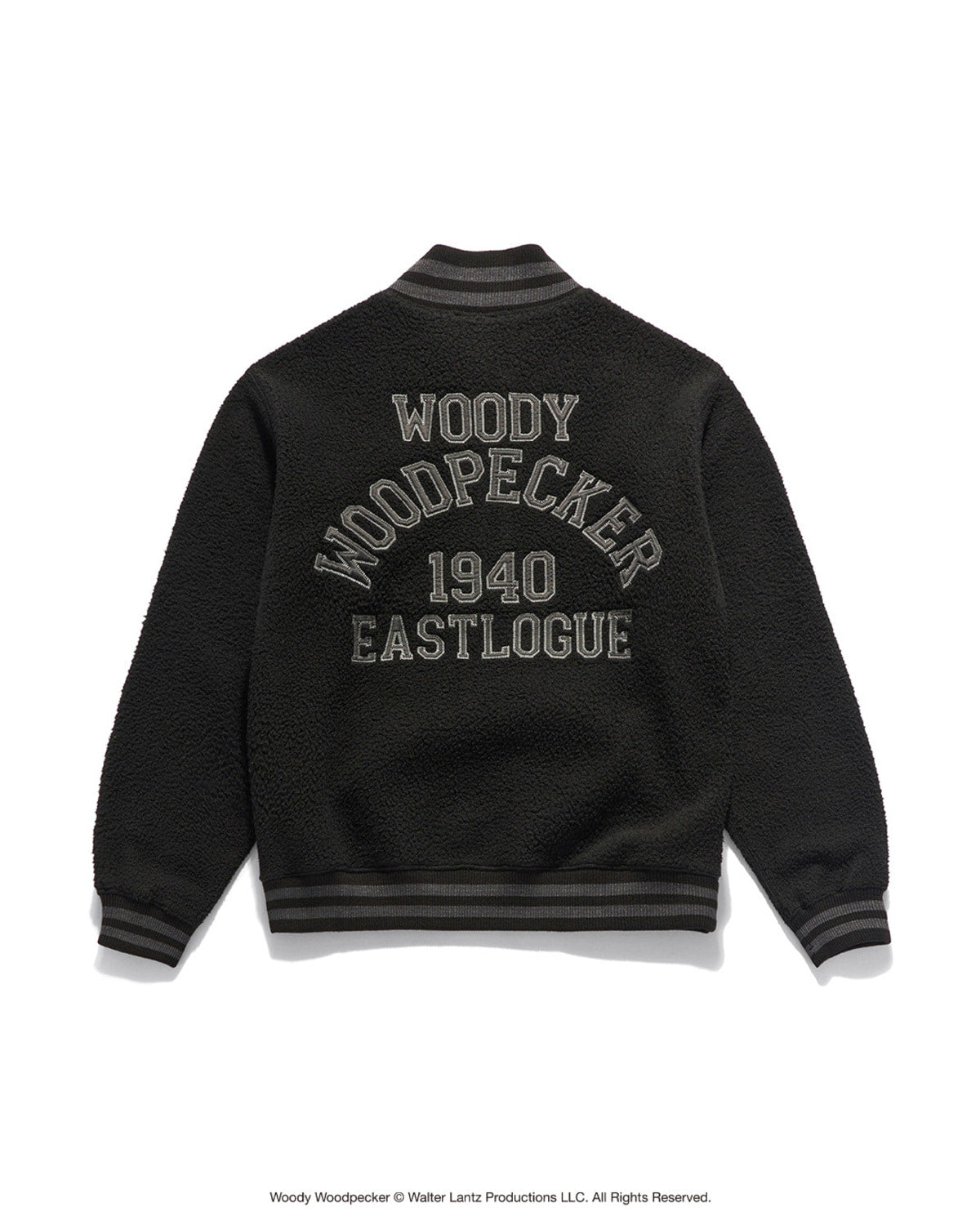 Eastlogue - Woody Fleece Half Zip-up Sweat (Black) product image 1 | TRAB K-Fashion Australia