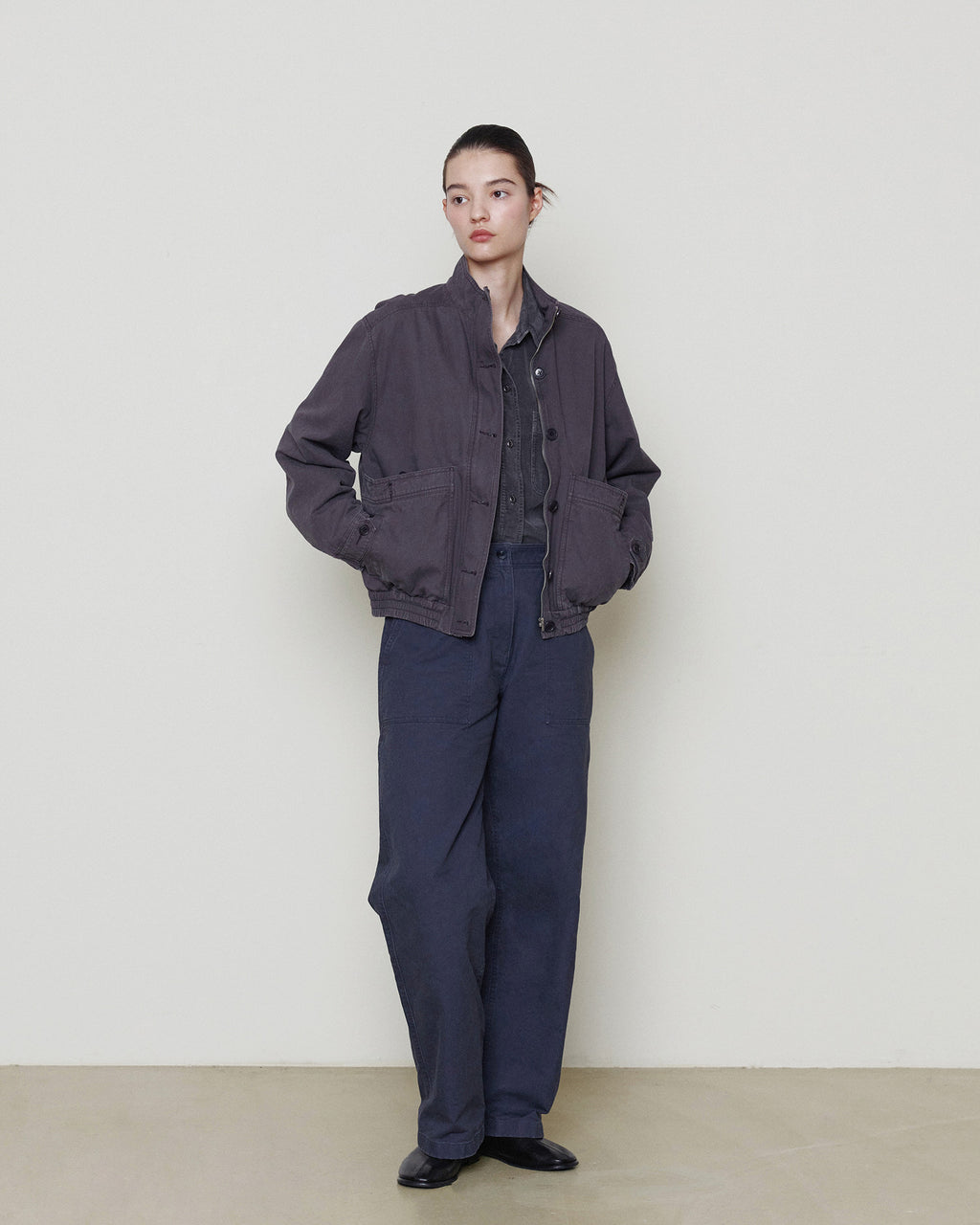 Brownyard - [Pre-Order – Ships September 18] W Washed Explorer Jacket (Navy) product image 1 | TRAB K-Fashion Australia