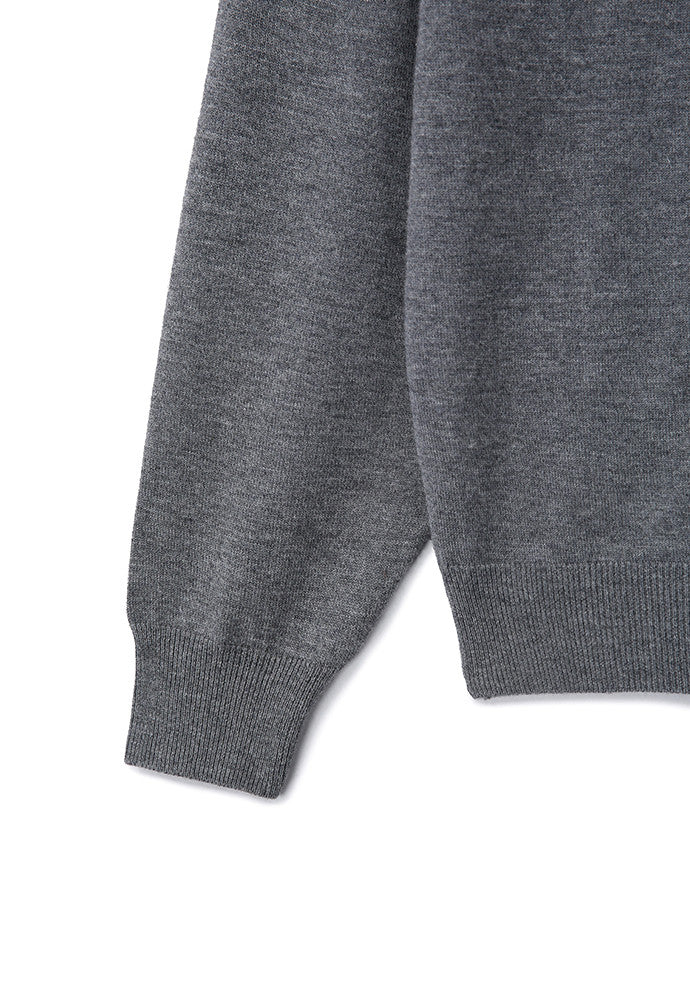 Art if acts - High Collar Cardigan (Stone) product image 12 | TRAB K-Fashion Australia