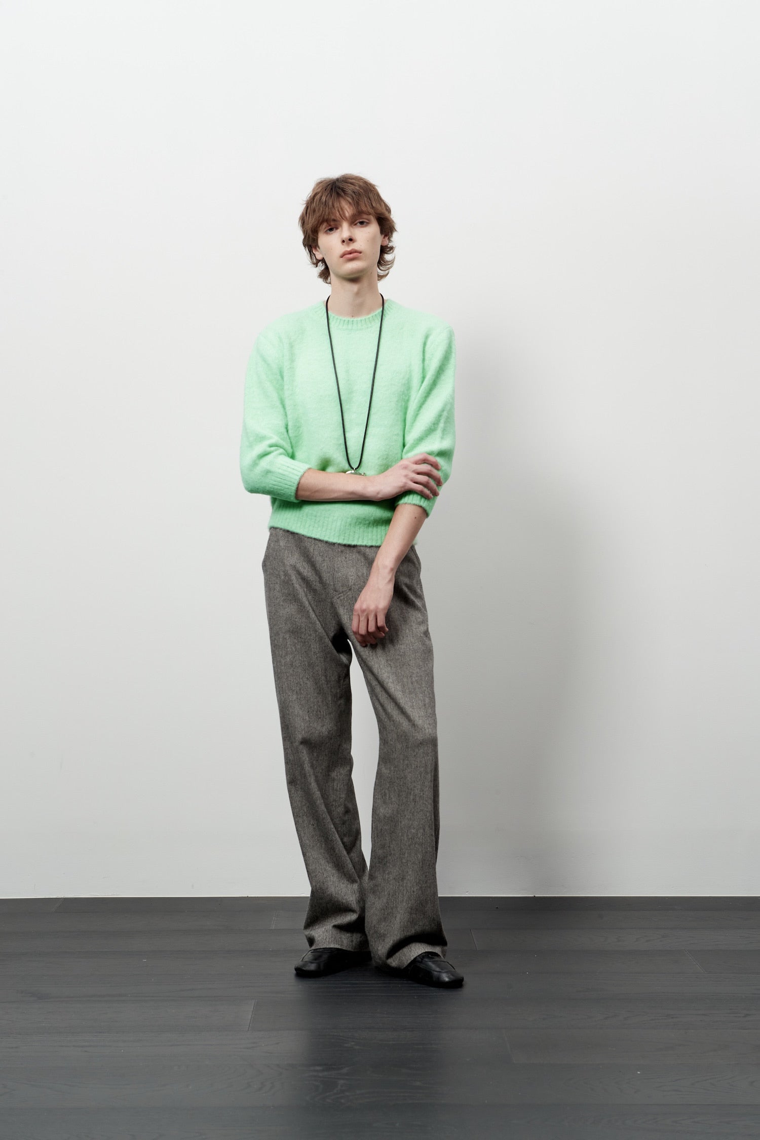 Stu - Boucle Quarter Sleeve (Mint) product image 4 | TRAB K-Fashion Australia