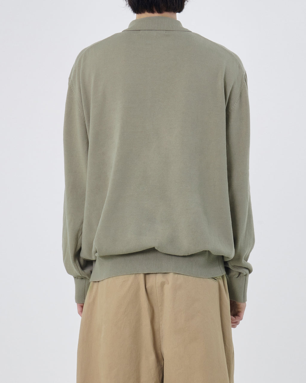 Brownyard - Collar Cardigan (Vintage Khaki) product image 2 | TRAB K-Fashion Australia