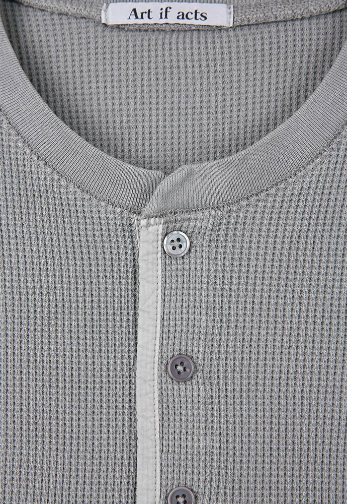 Art if acts - Garment Dyed Waffle Henley (Cliff) product image 8 | TRAB K-Fashion Australia