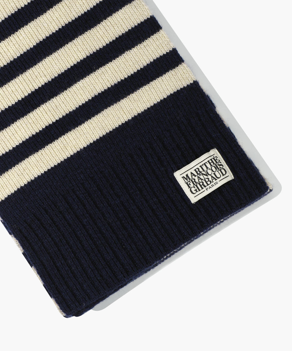 Marithe & Francois Girbaud - Classic Logo Muffler (Navy) product image 3 | TRAB K-Fashion Australia